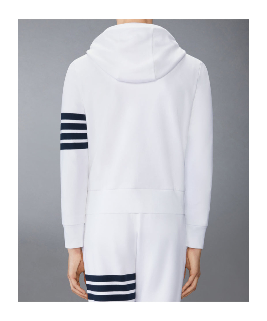 Thom Browne 4-bar Stripe Zipped Hoodie