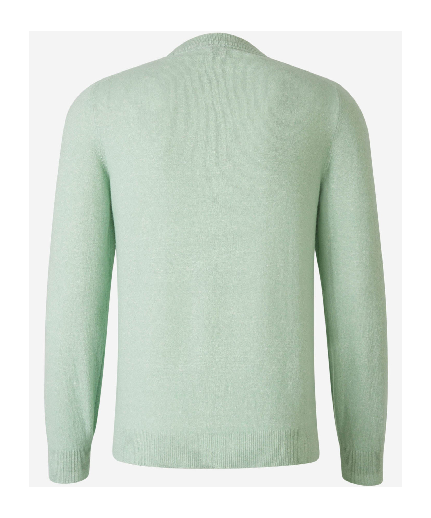 Fedeli Round-neck Long-sleeved Sweater In Green