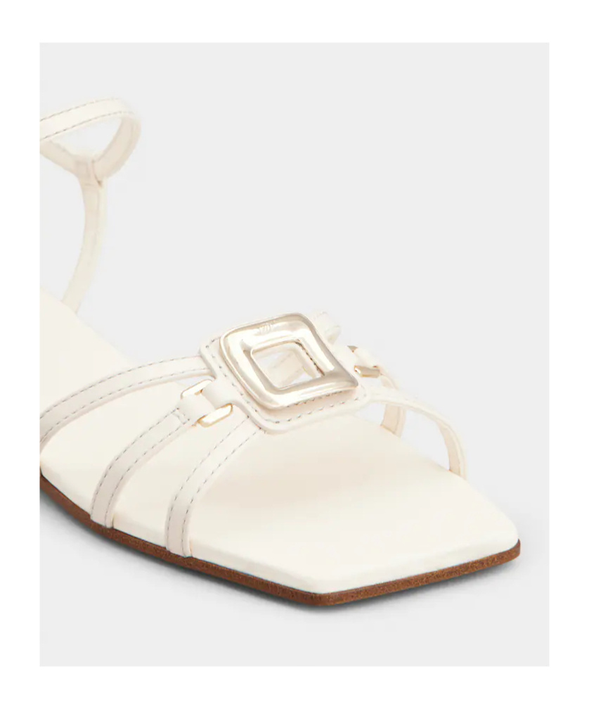 Roger Vivier Viv' By The Sea Sandals In Leather In Off White