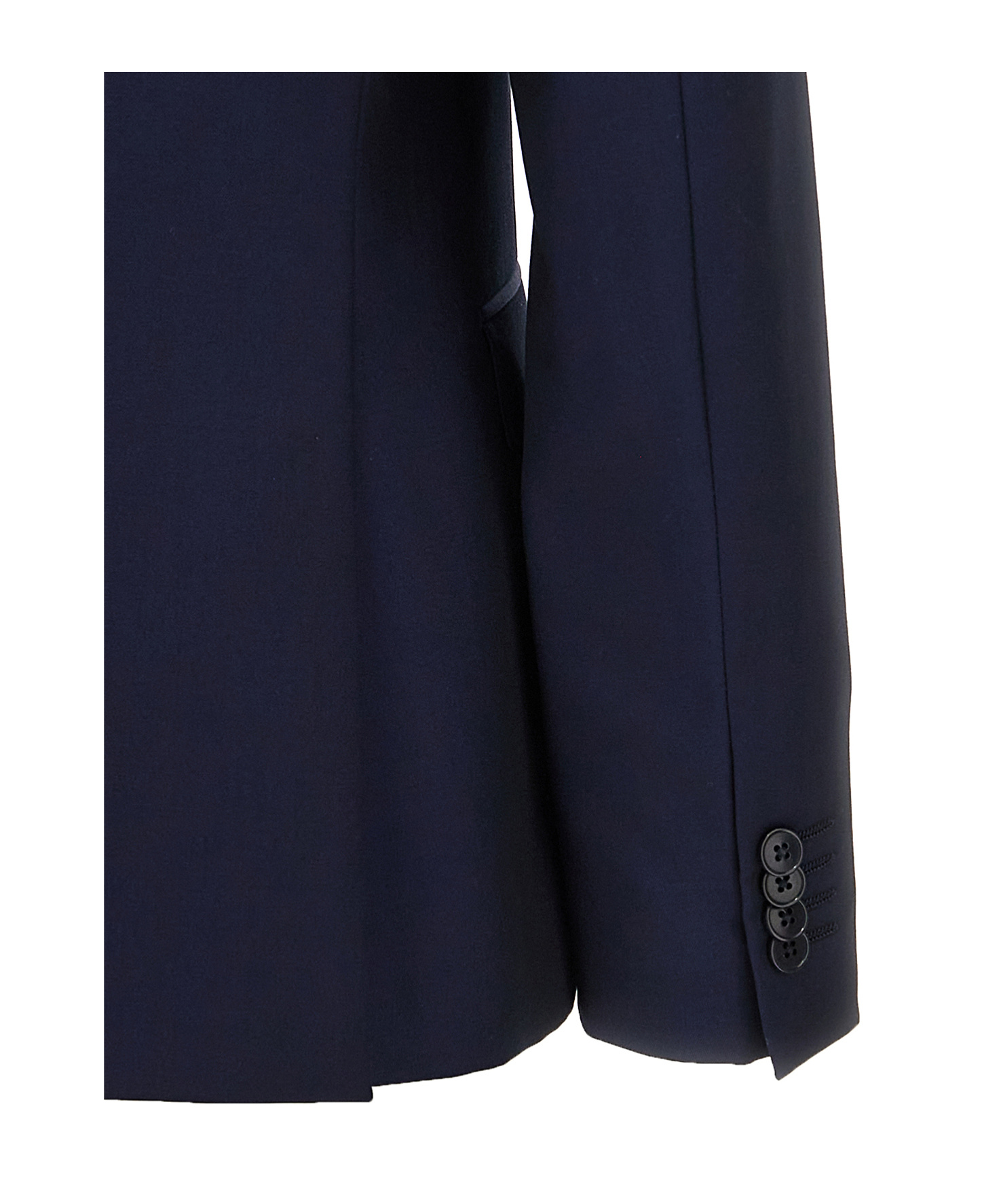 Zegna Tailored Single-breasted Blazer In Wool And Mohair Blend In Blue