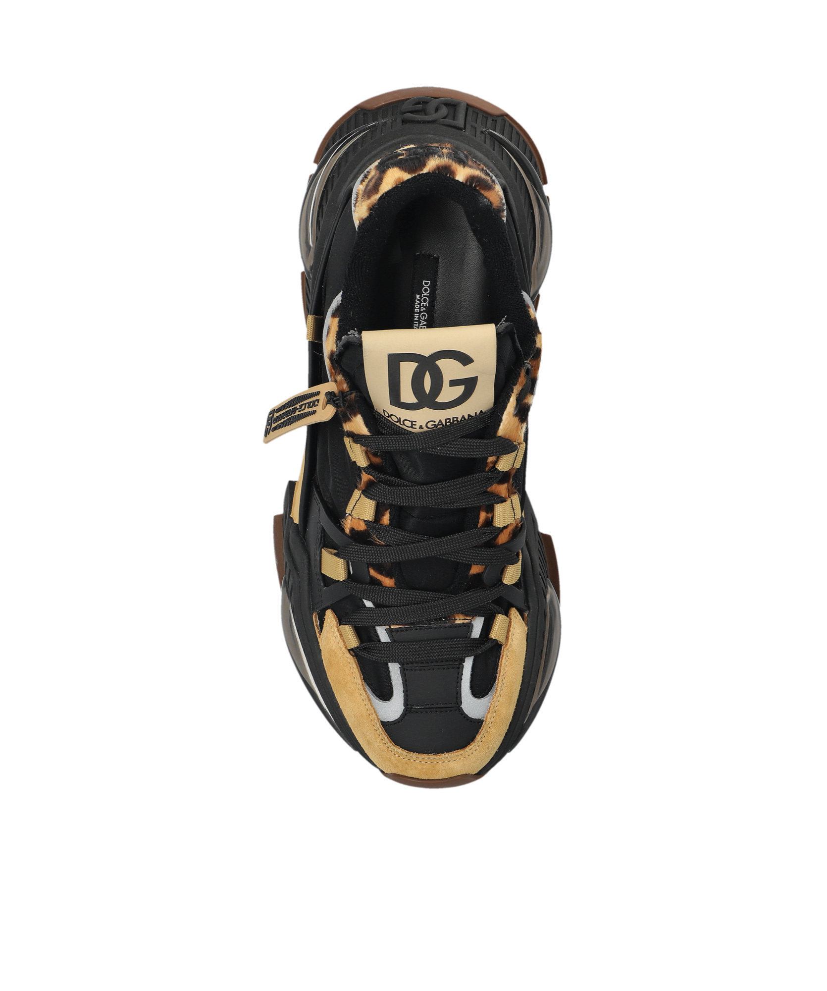 Dolce & Gabbana Laced Sneakers In Black