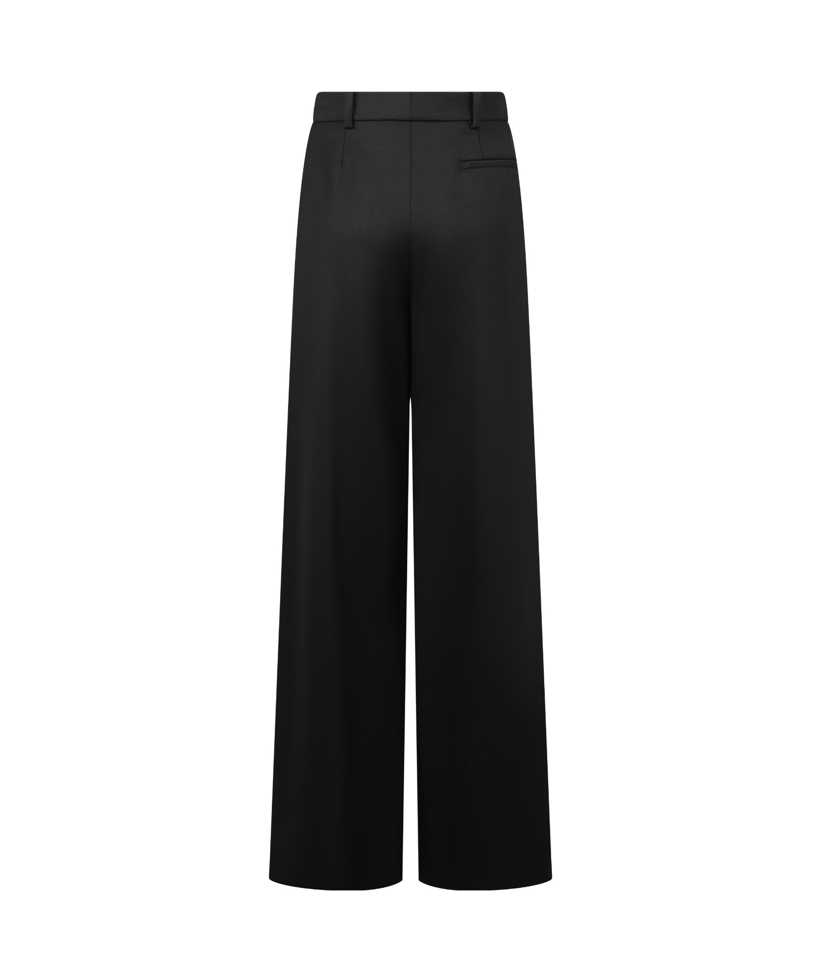 Nina Ricci High Waist Pleated Wide-leg Trousers In Black