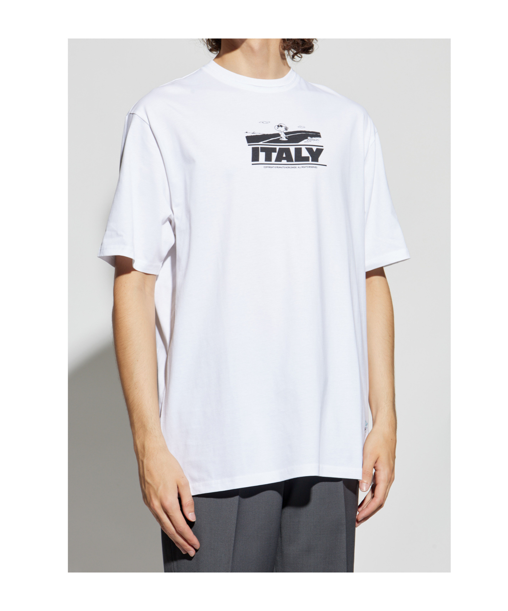 Iceberg Pattern Printed T-shirt In White