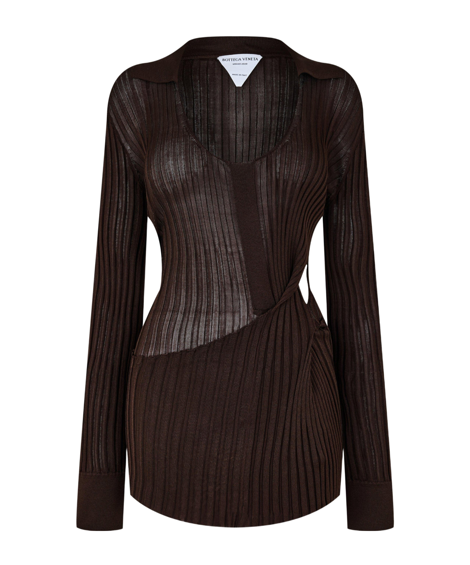 Bottega Veneta Simple Knitted Sweater In Black