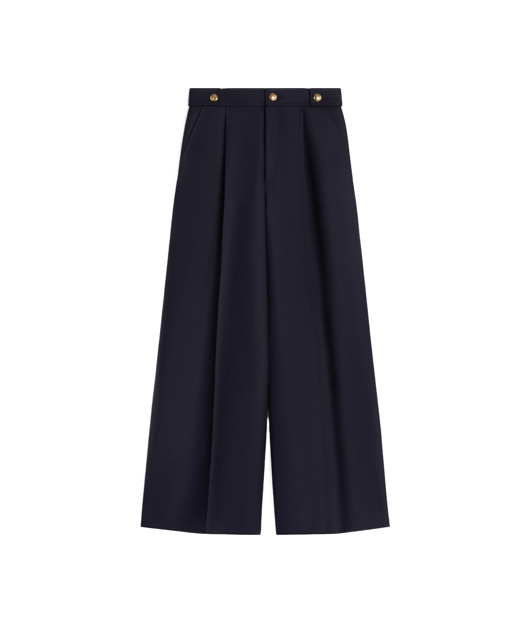 Celine Taillat Wool Casual Pants In Black