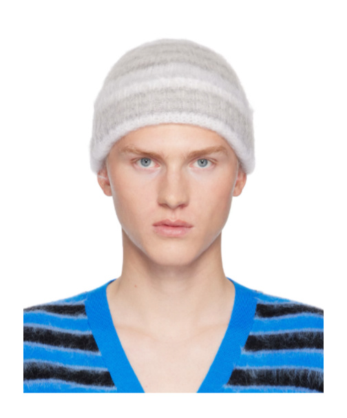 Marni Brushed-finish Beanie In White