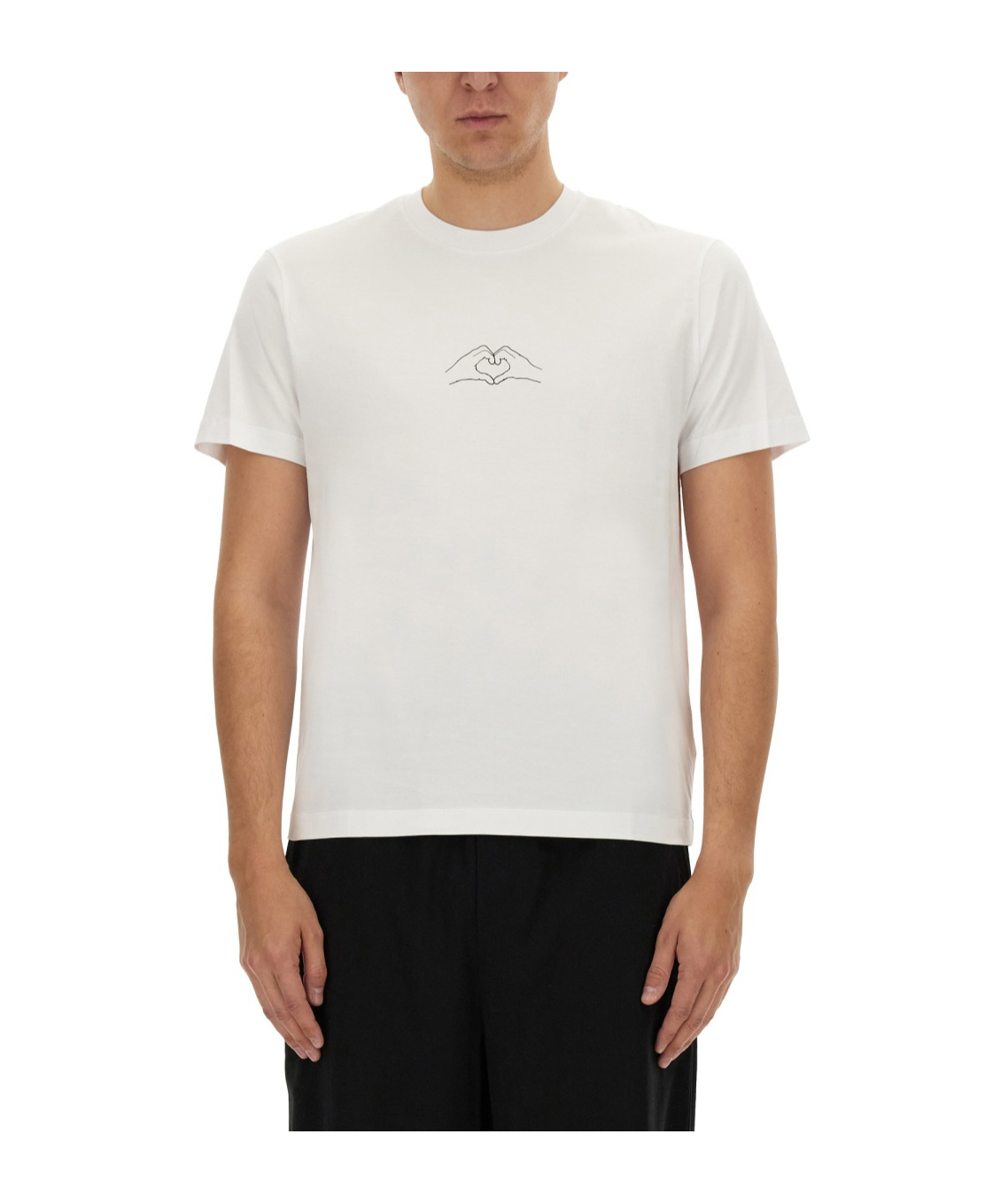 Neil Barrett T-shirt With Print In White