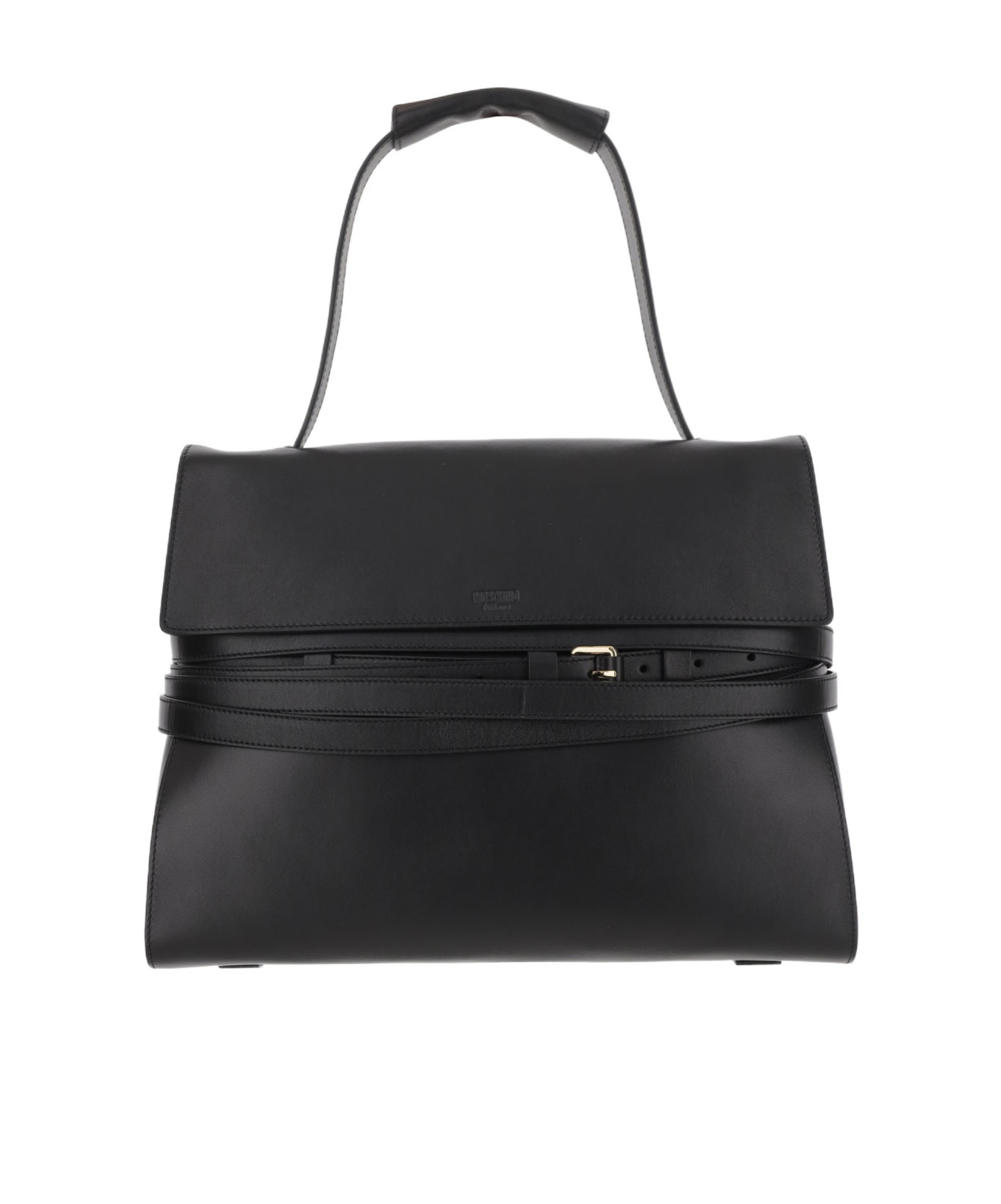 Moschino Tie Me Bag In Black