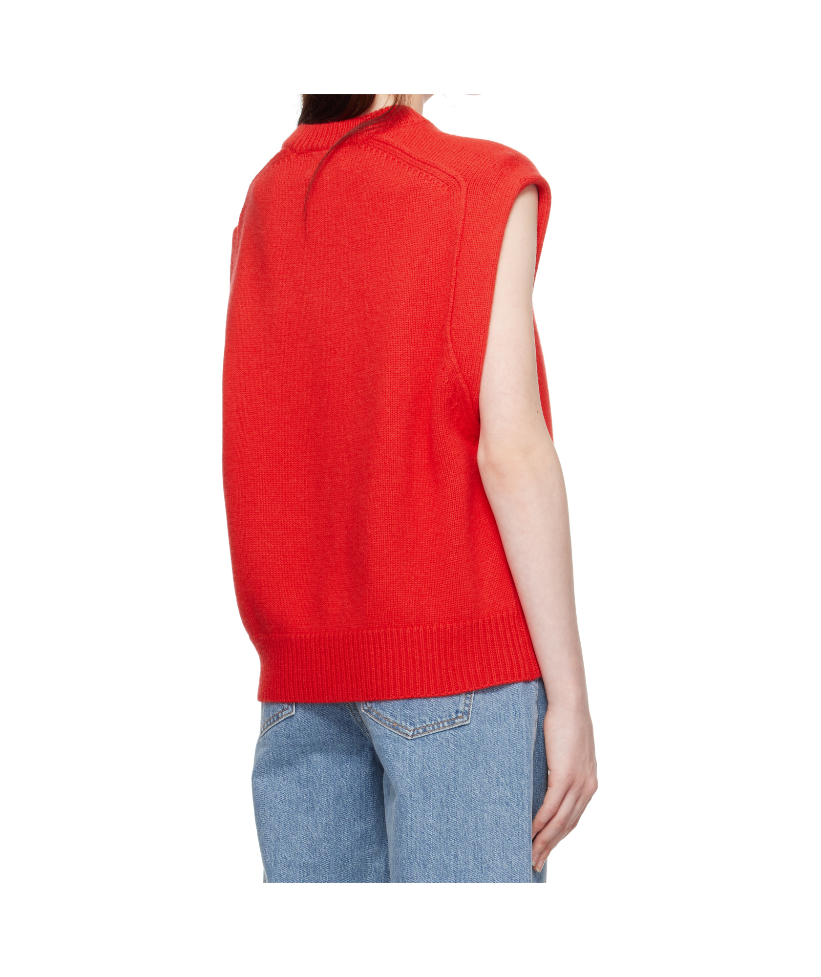 Loulou Studio Mari Wool Sleeveless Boxy Top In Blue