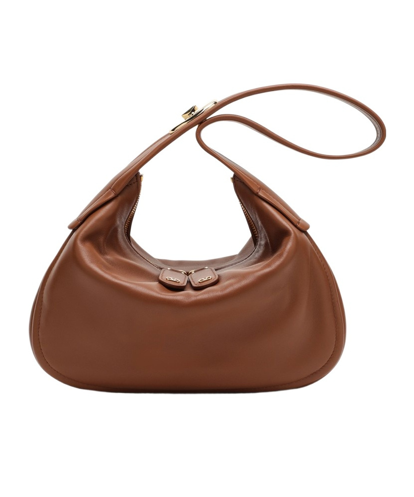 Valentino Women's Go Hobo Small Leather Bag In Brown