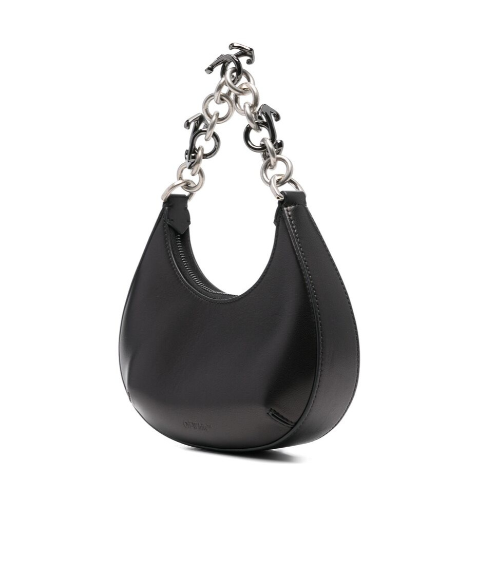 Off-white Hemisphere Shoulder Bag In Black