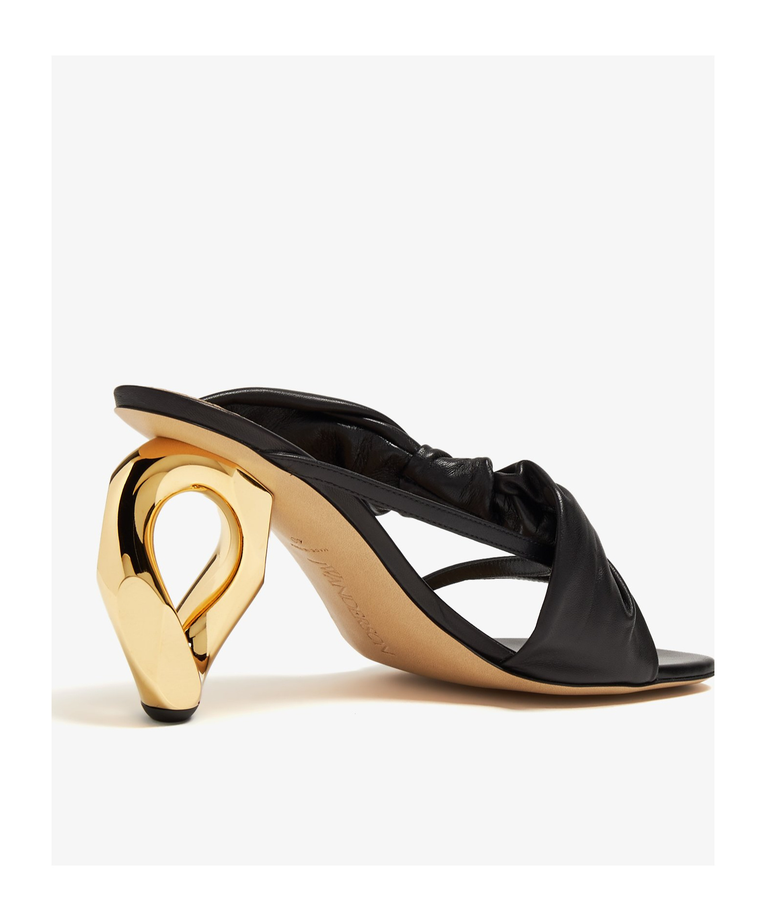 Jw Anderson Open-toed High-heeled Sandals In Black