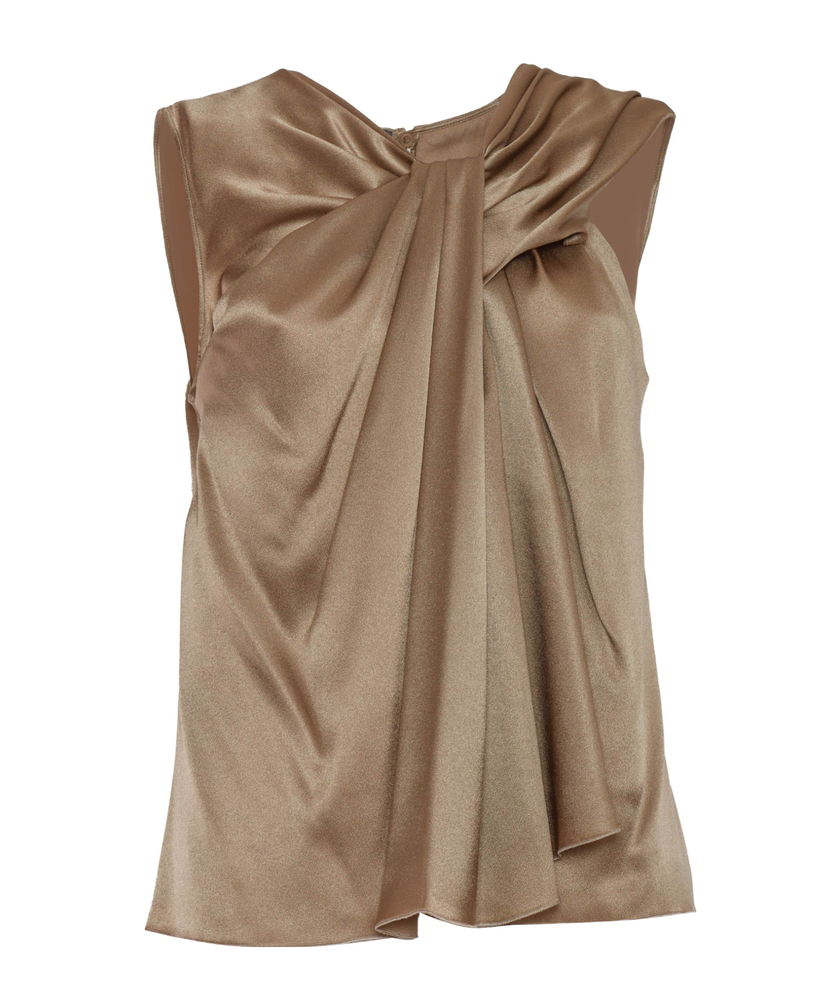 Alberta Ferretti Top In Brown