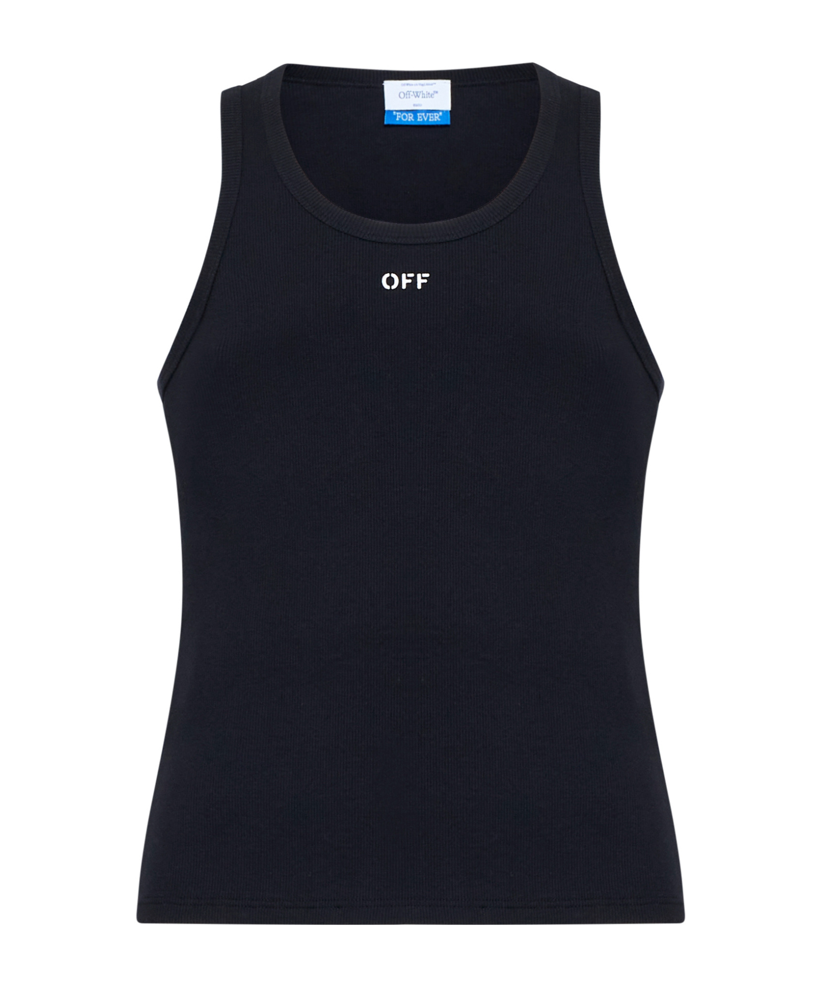 Shop Off-white Logo-print Tank Top In Black