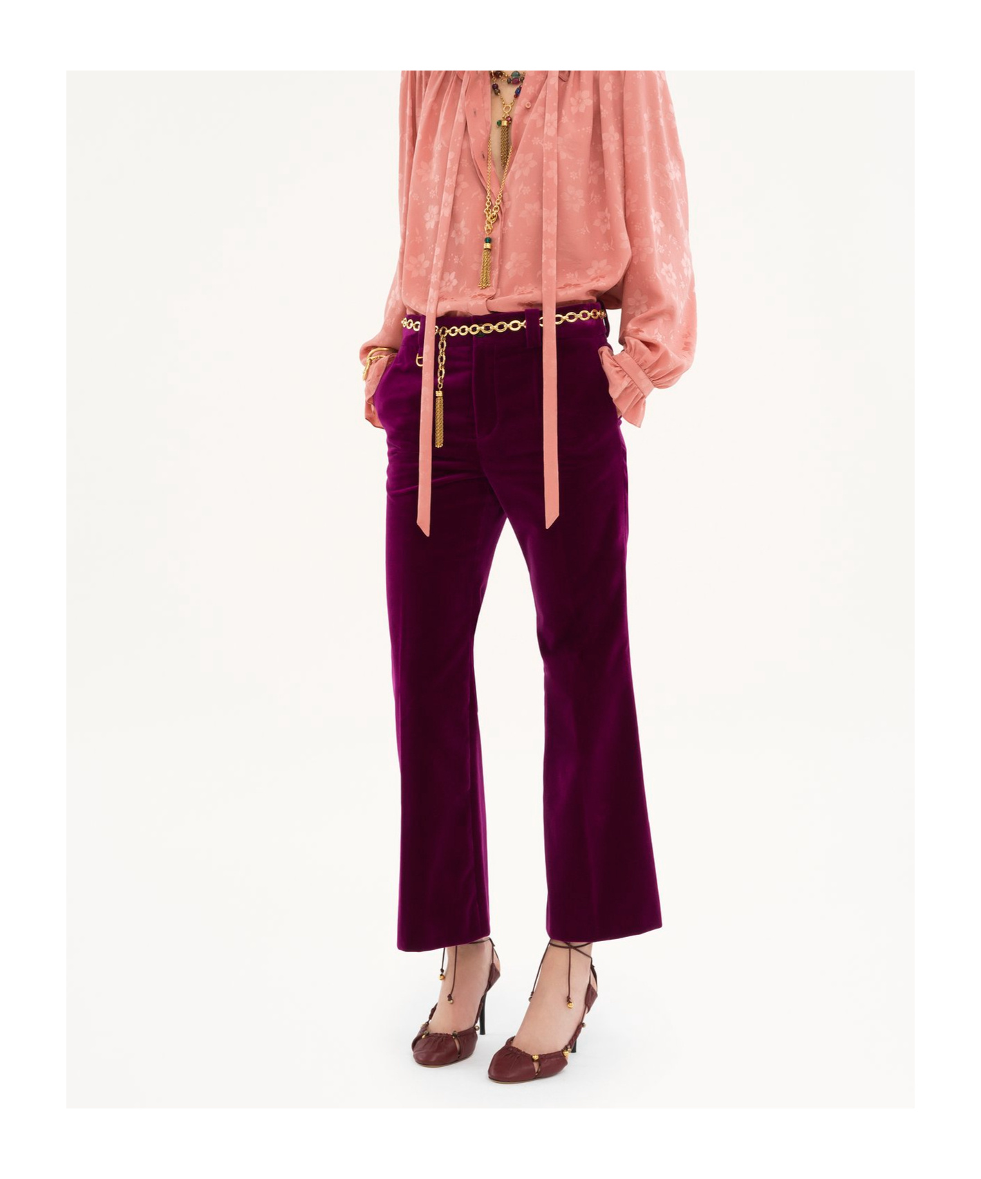 Chloé Bell Bottoms In Brown