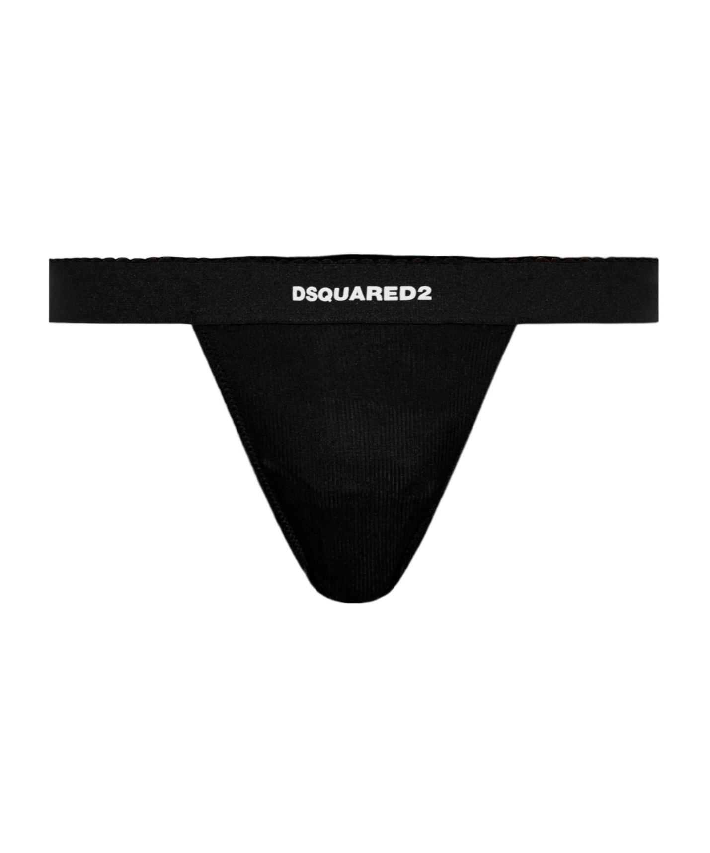 Dsquared2 Logo-print Thong In Black