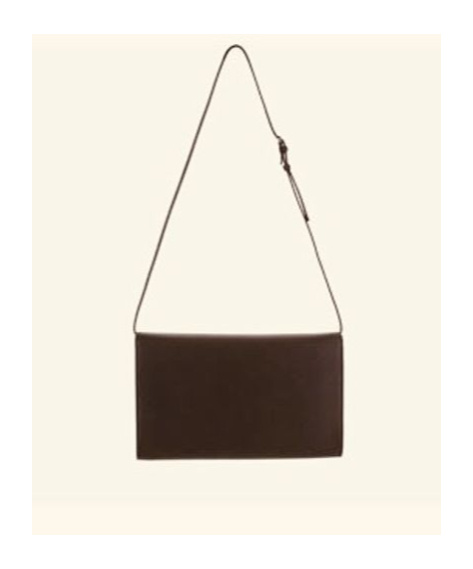 The Row Flap Shoulder Bag In Black