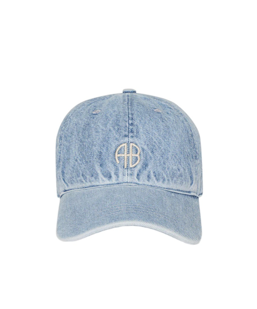 ANINE BING LOGO-EMBROIDERED CAP