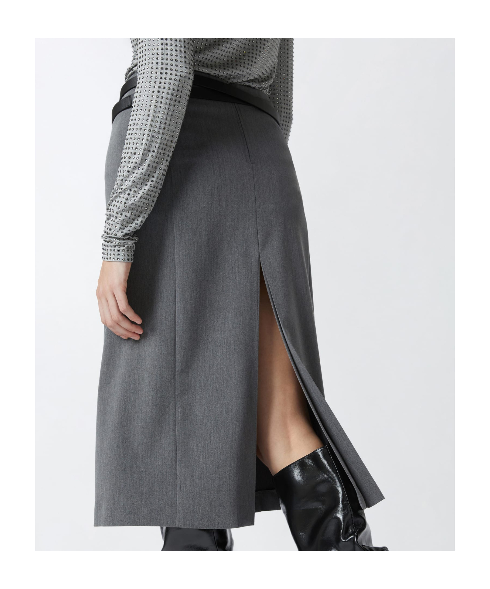 Pinko Paladini Skirt In Gray