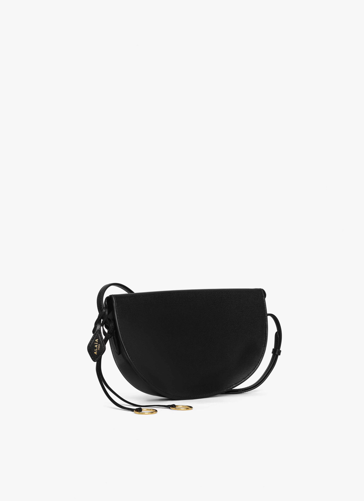 Alaïa Hip East West Bag In Goatskin In Black