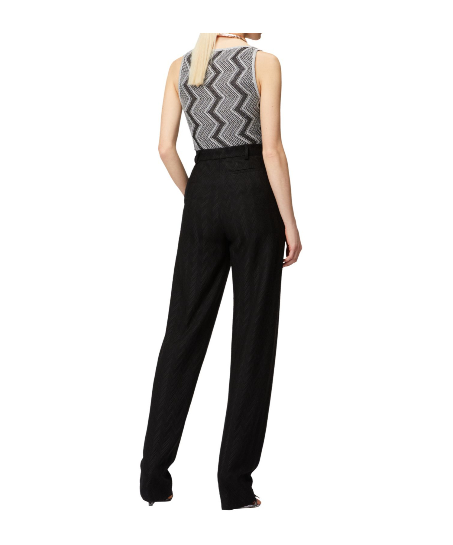Missoni Casual Pants With Belt Loops In Black