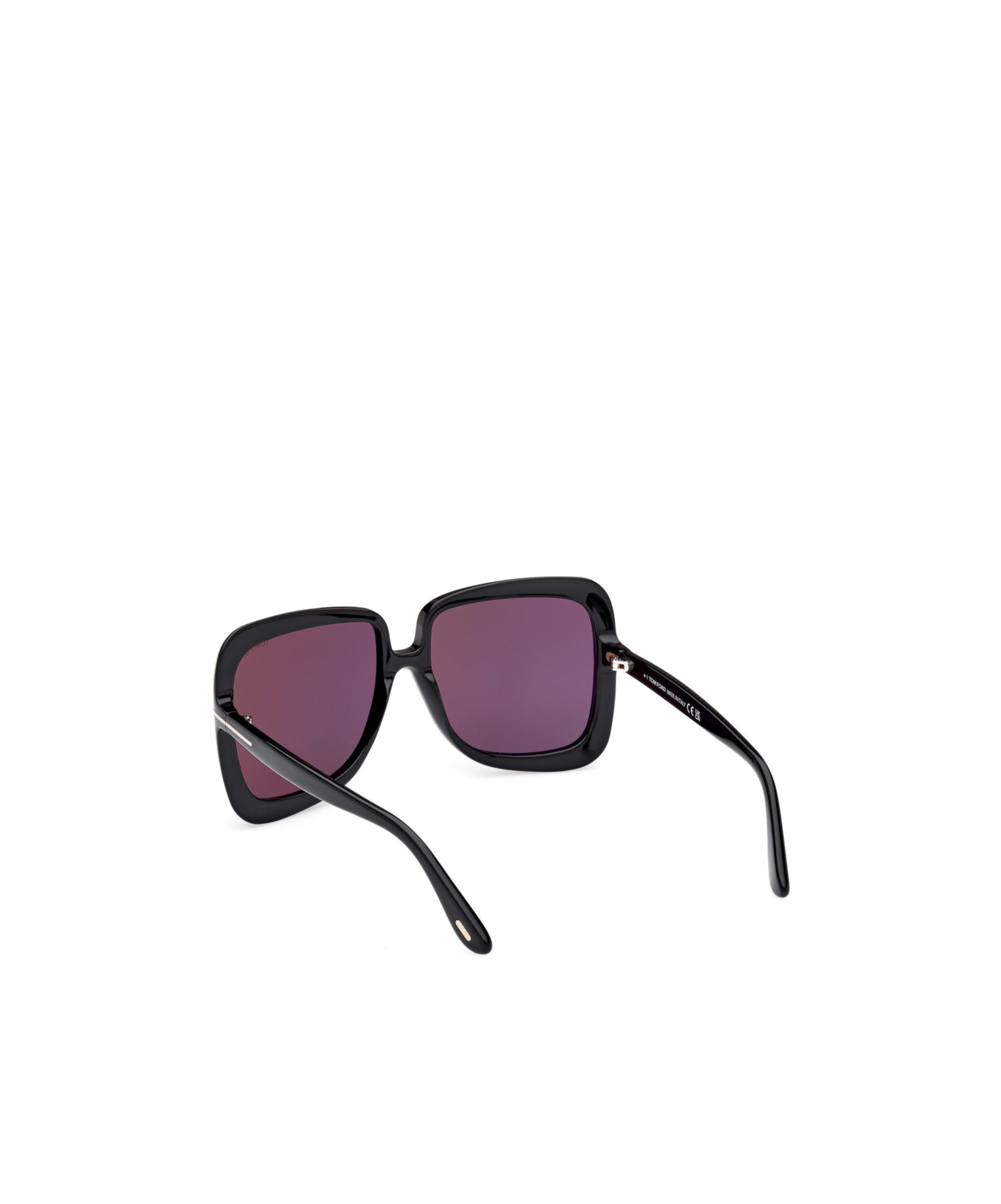 Tom Ford Eyewear Lorelai Oversized Frame Sunglasses In Gray