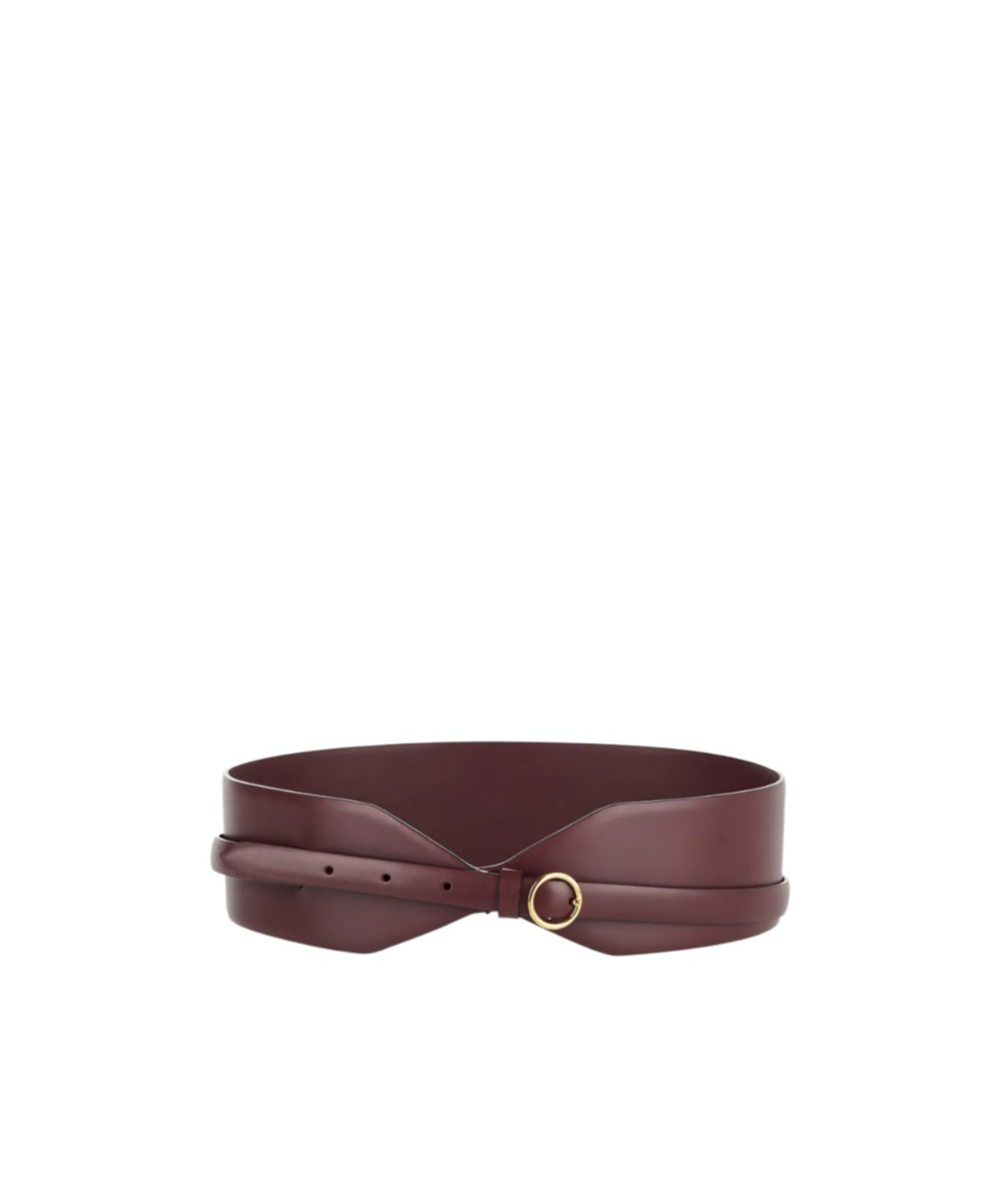 Alaïa Leather Double-wrap Belt In Brown