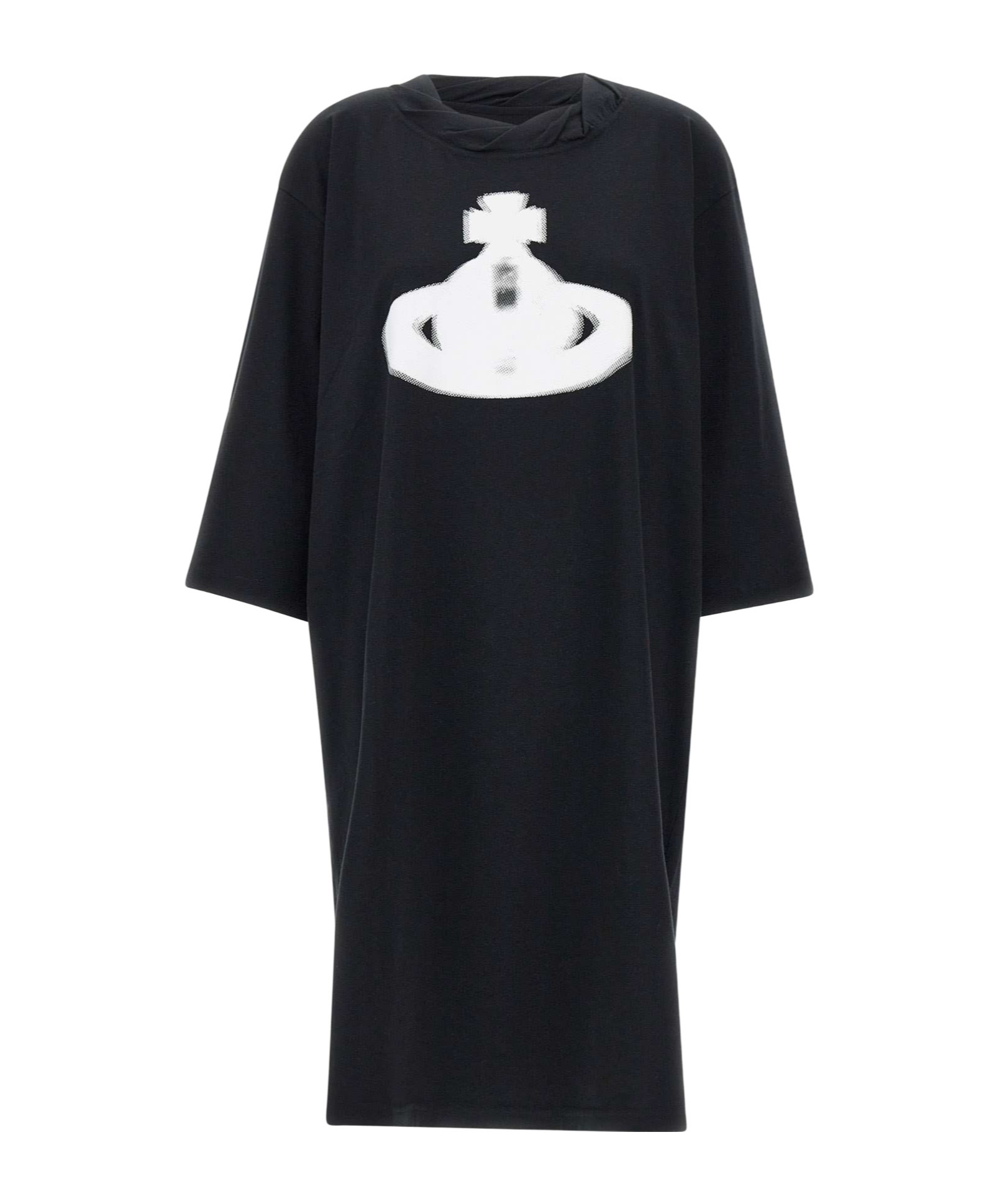 Vivienne Westwood Halftone Orb Isla T-shirt Dress In Black