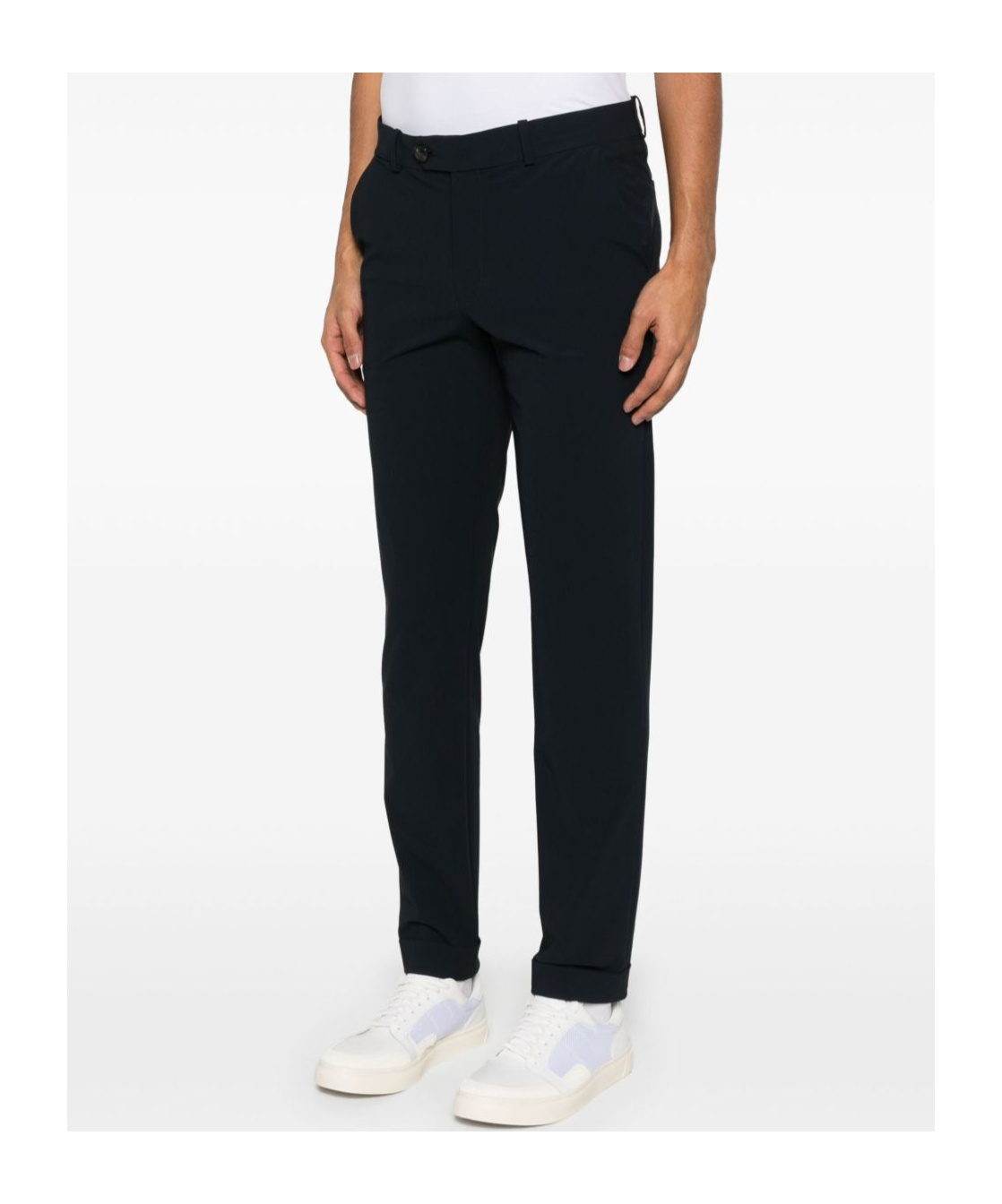 Rrd Tailored Black Pants With Modern Silhouette In Black