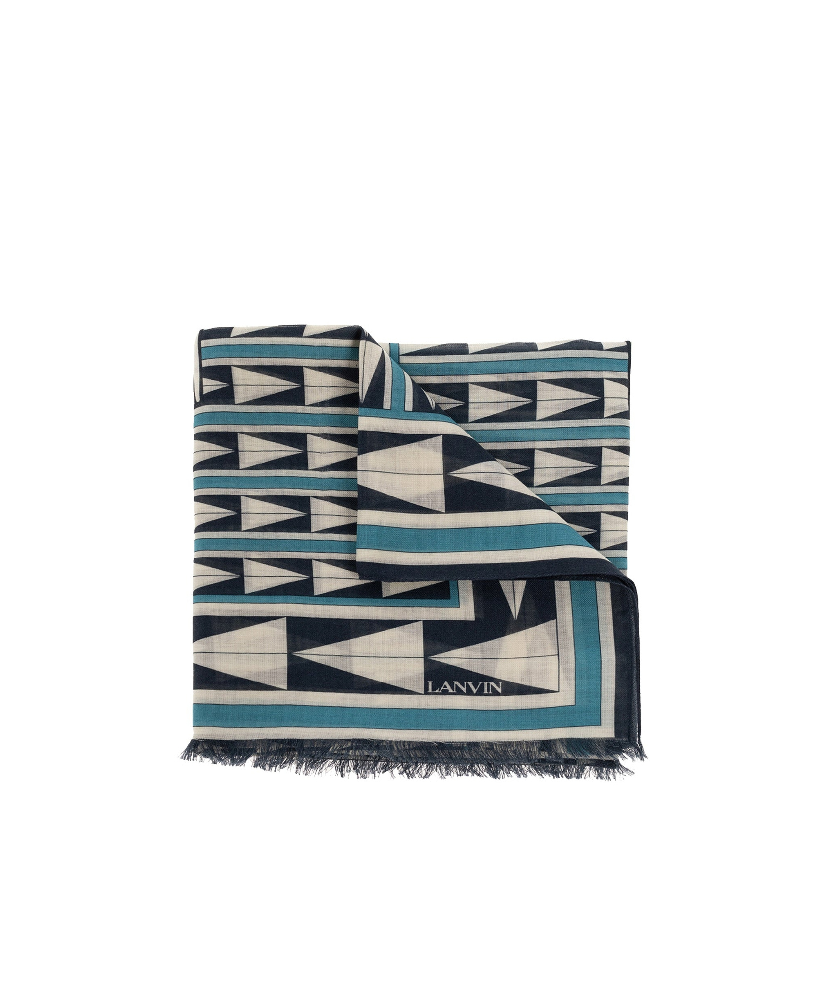 Lanvin Wool Scarf Women In Gray