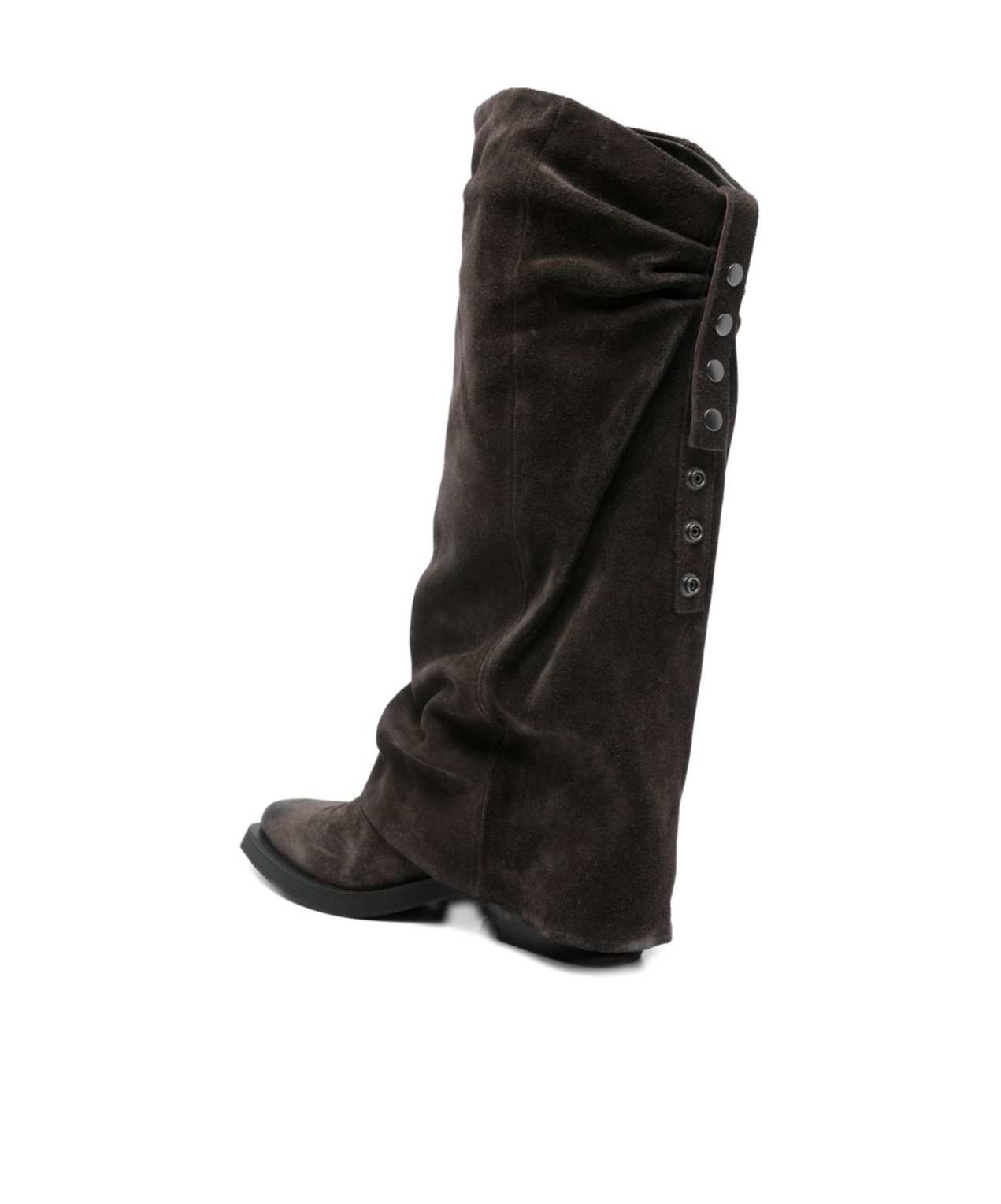 Ash Pointed-toe Boots In Black