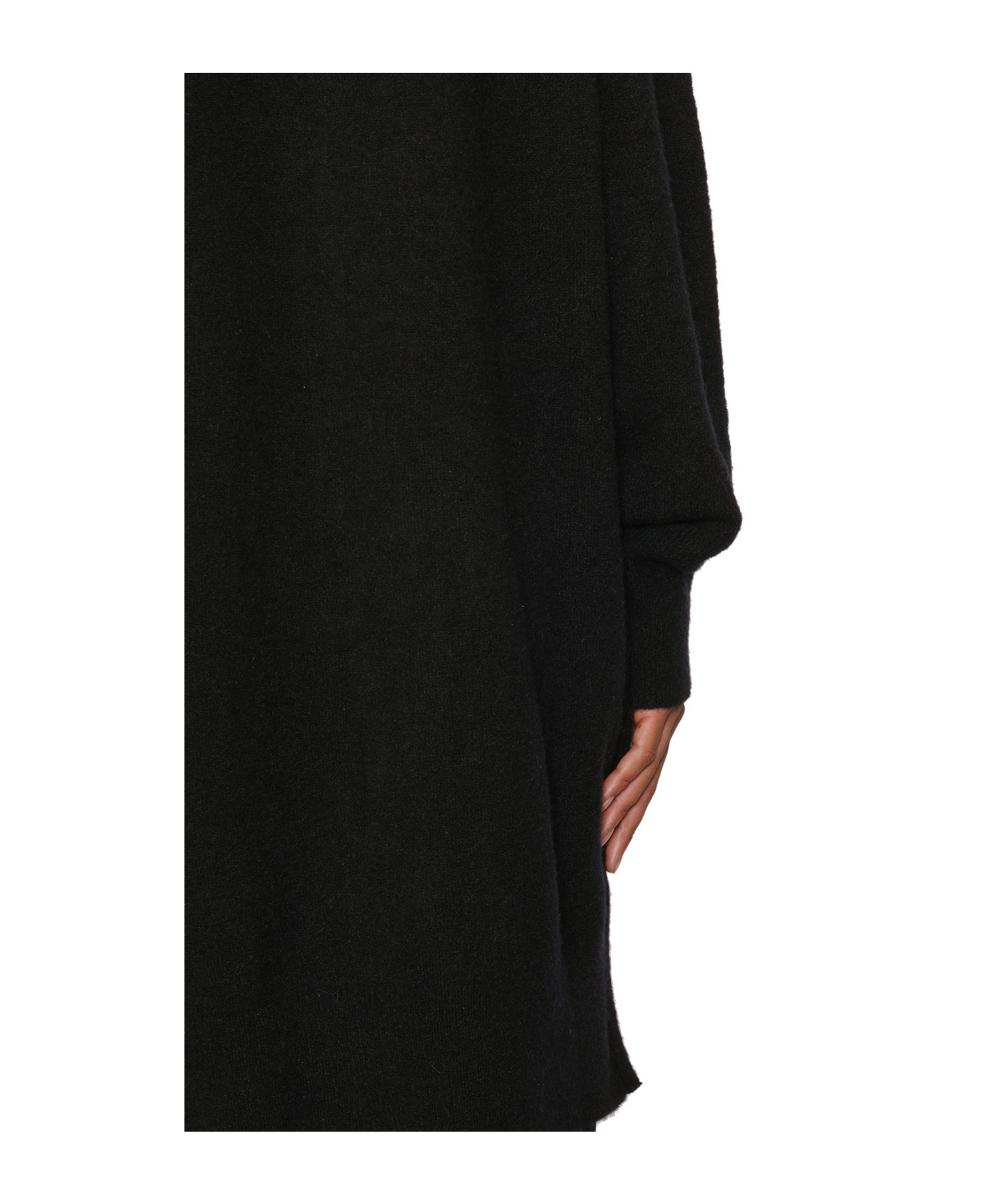 Uma Wang Layered Asymmetric Cardigan In Black