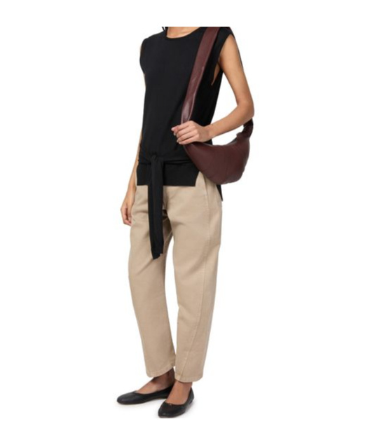 Lemaire Trompe L'oeil Sleeveless Sweater In Black