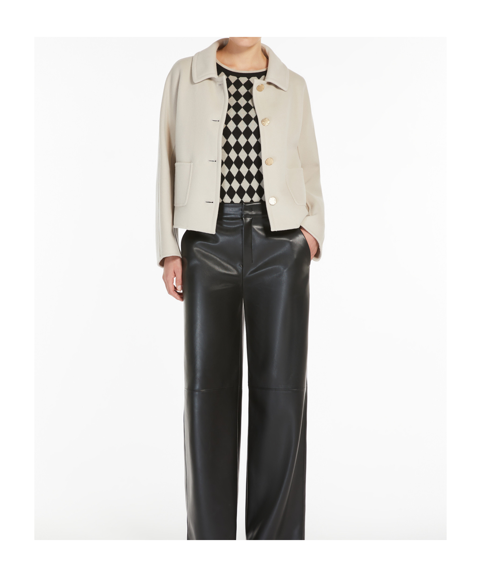 Max Mara 's Button-up Long-sleeved Jacket In White