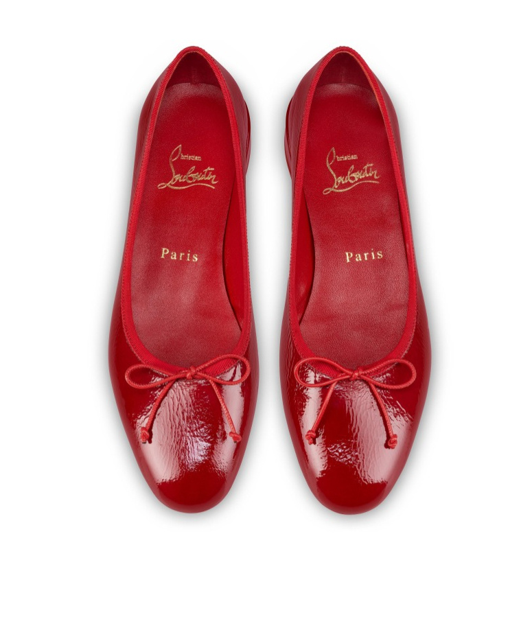 Shop Christian Louboutin Sweetie Jane Ballet Flats In Red