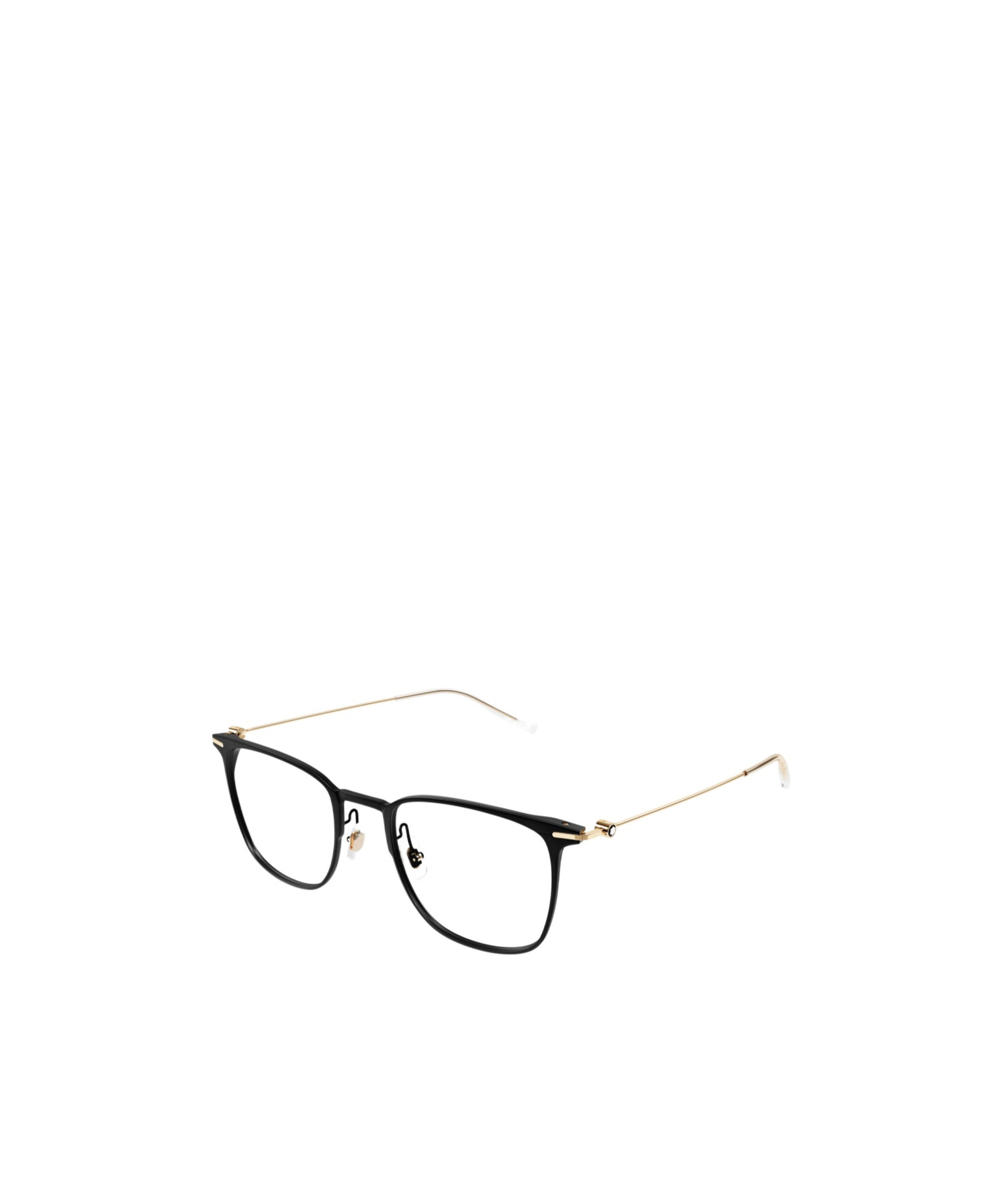 Montblanc Eyewear Square Frame Glasses In Black