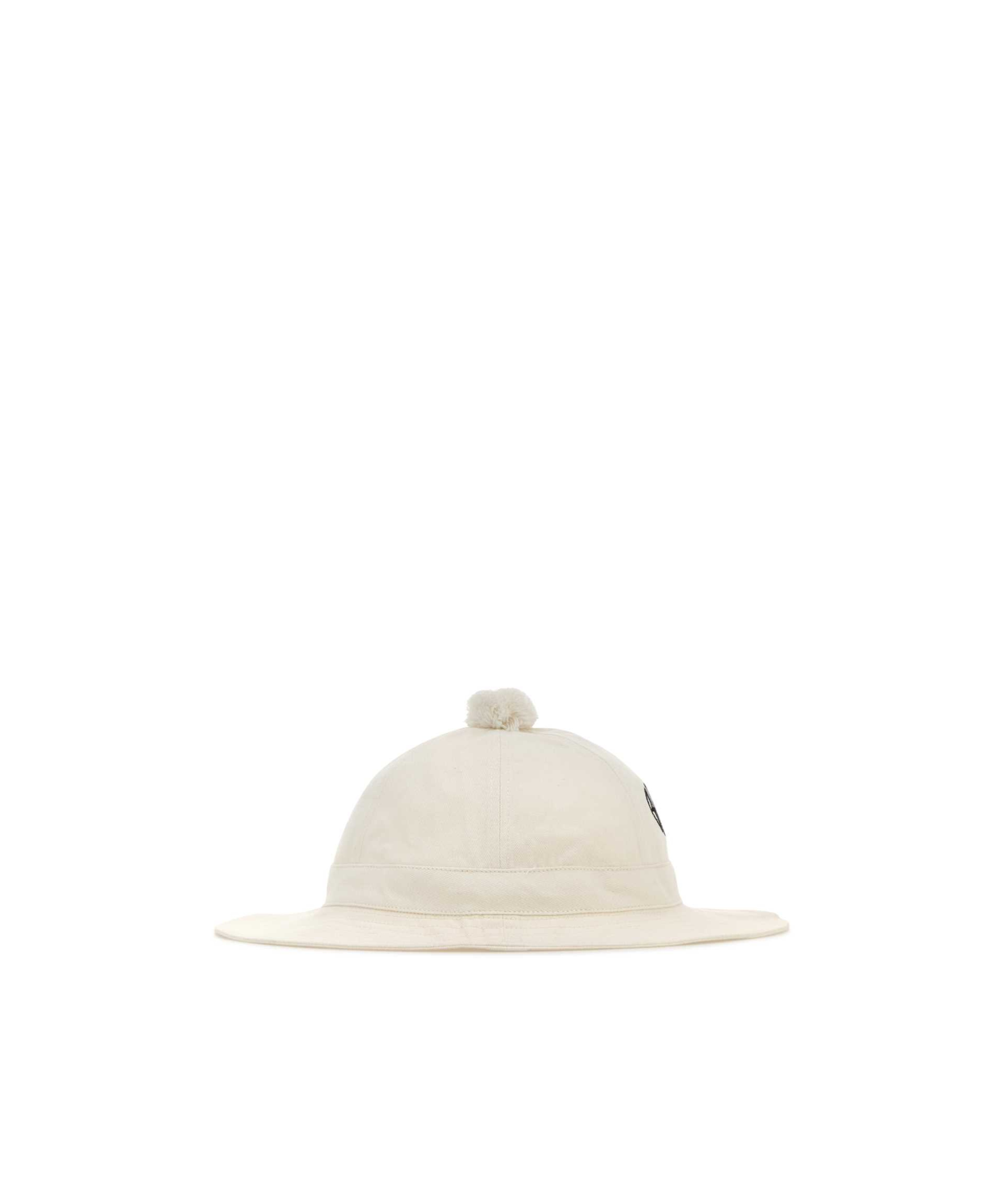 Bode White Cotton Bucket Hat In White