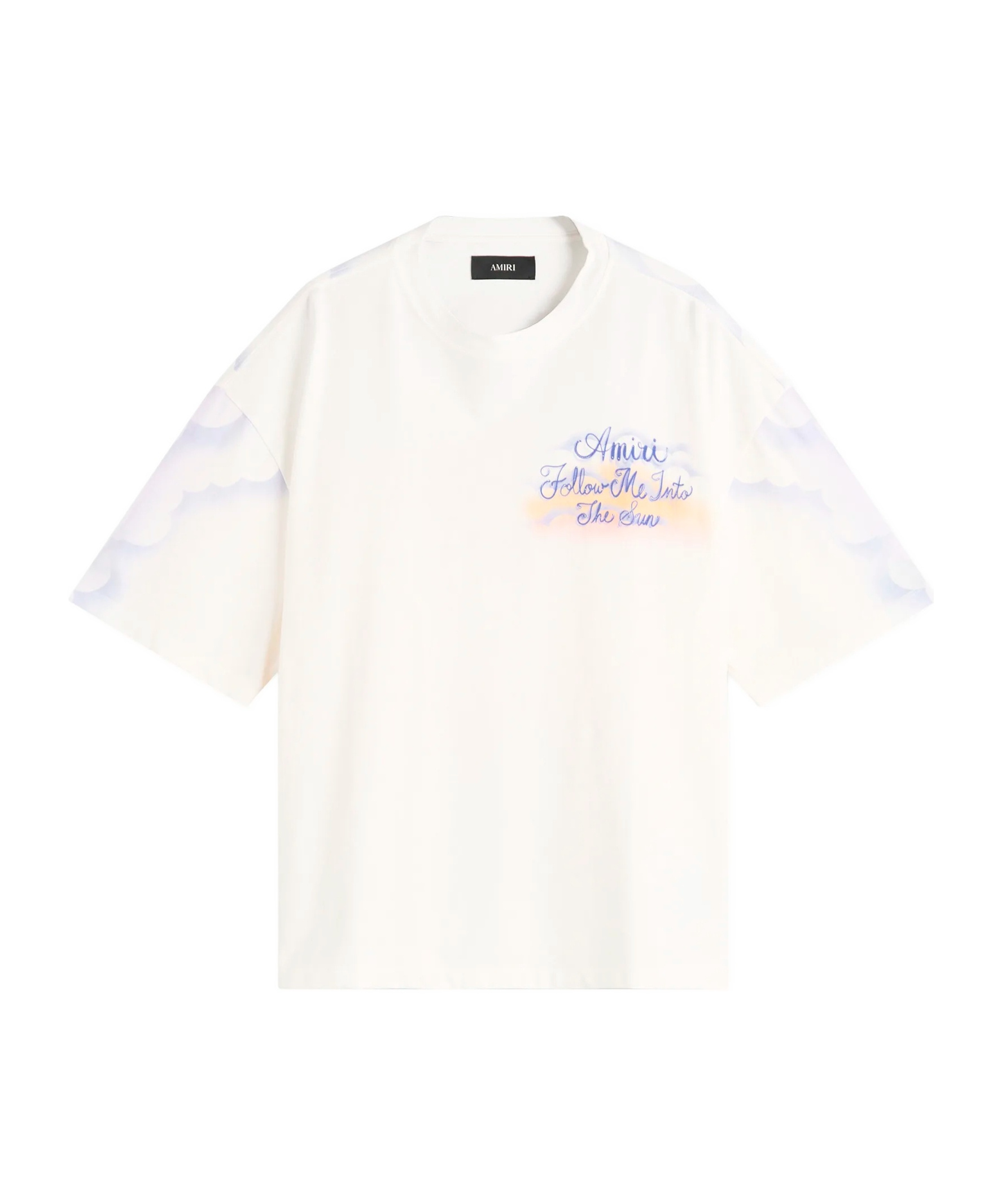 Amiri Off-white 'follow Me' Oversized T-shirt In White