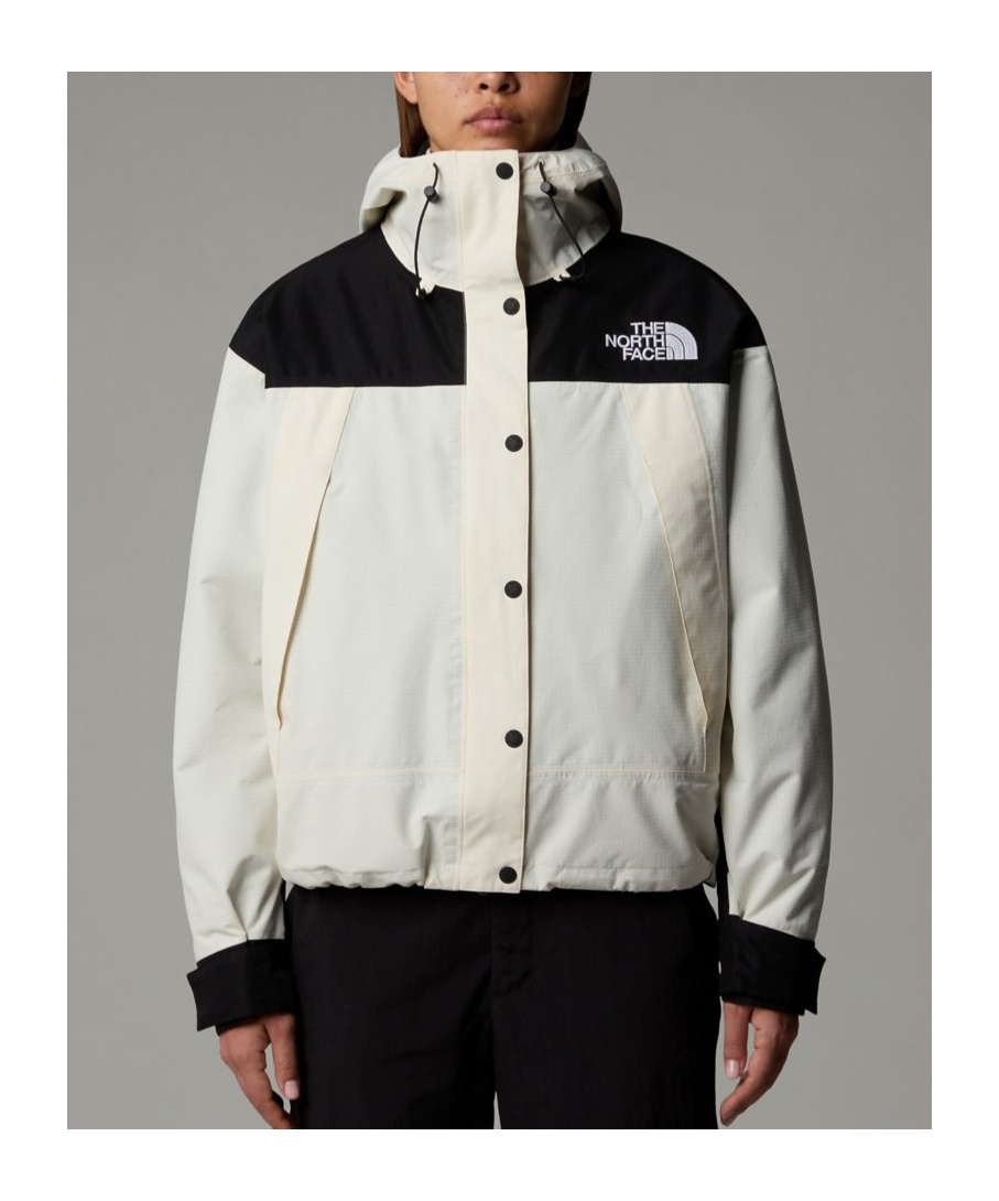 The North Face Dryvent Mono Mountain Jacket In White