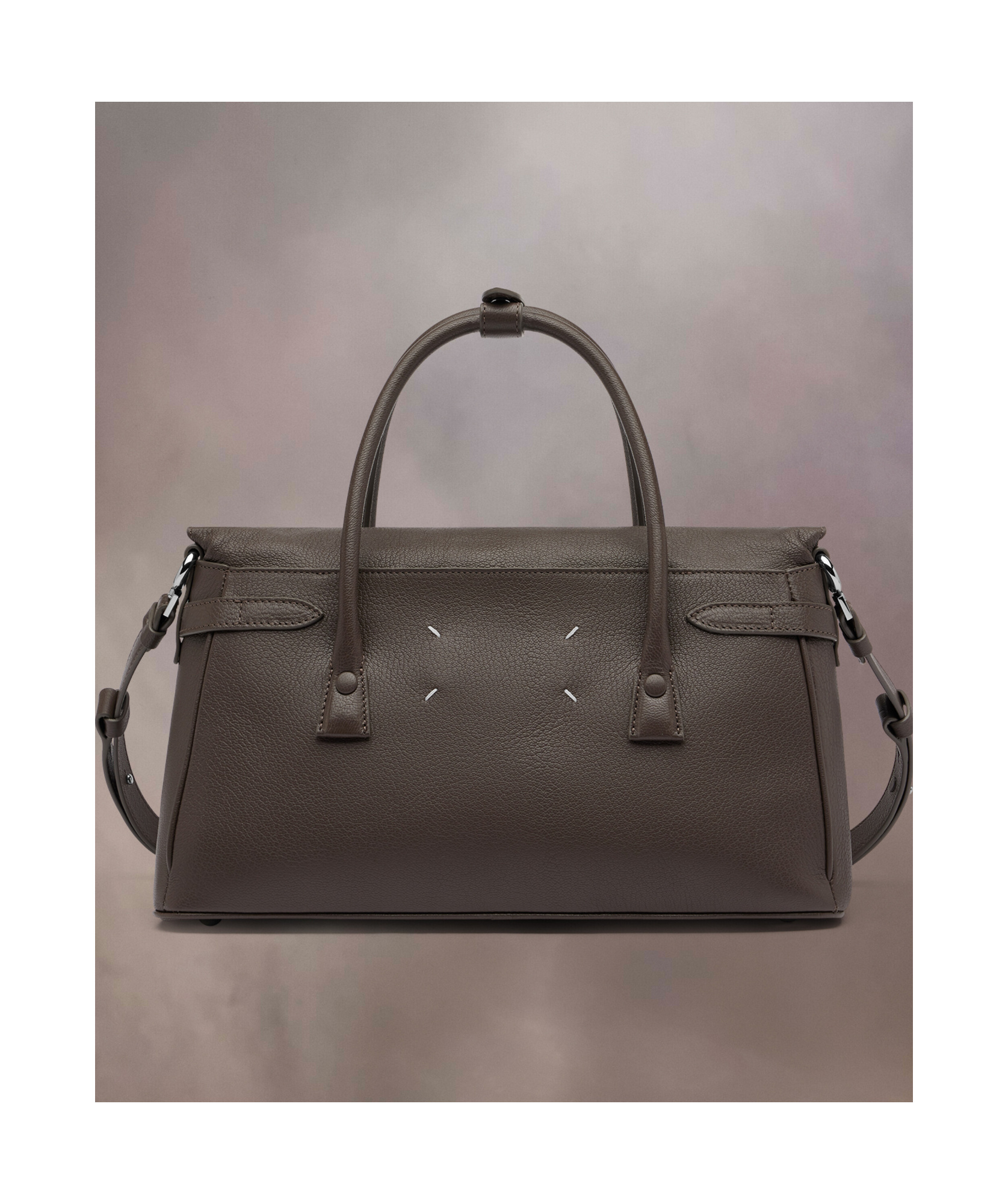 Maison Margiela Medium 5ac Leather Tote Bag In Black