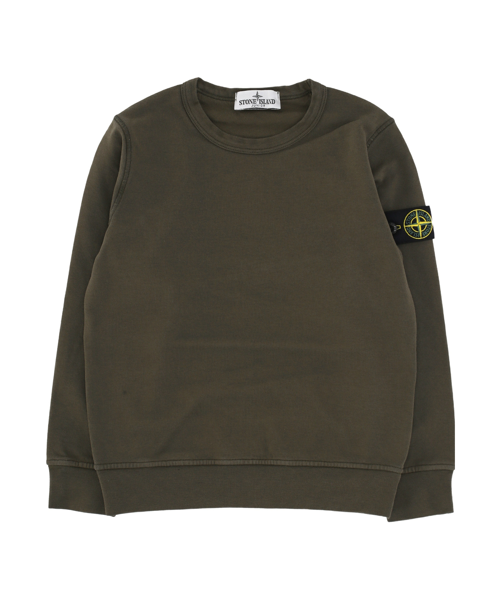 Stone Island Compass Badge Sweater In Green