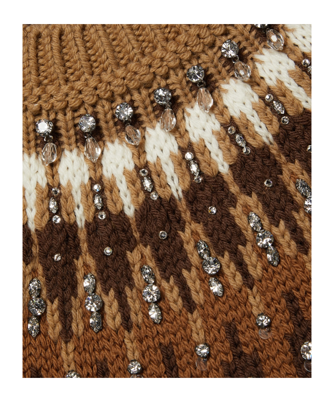 Shop Gucci Norwegian Sweater In Brown