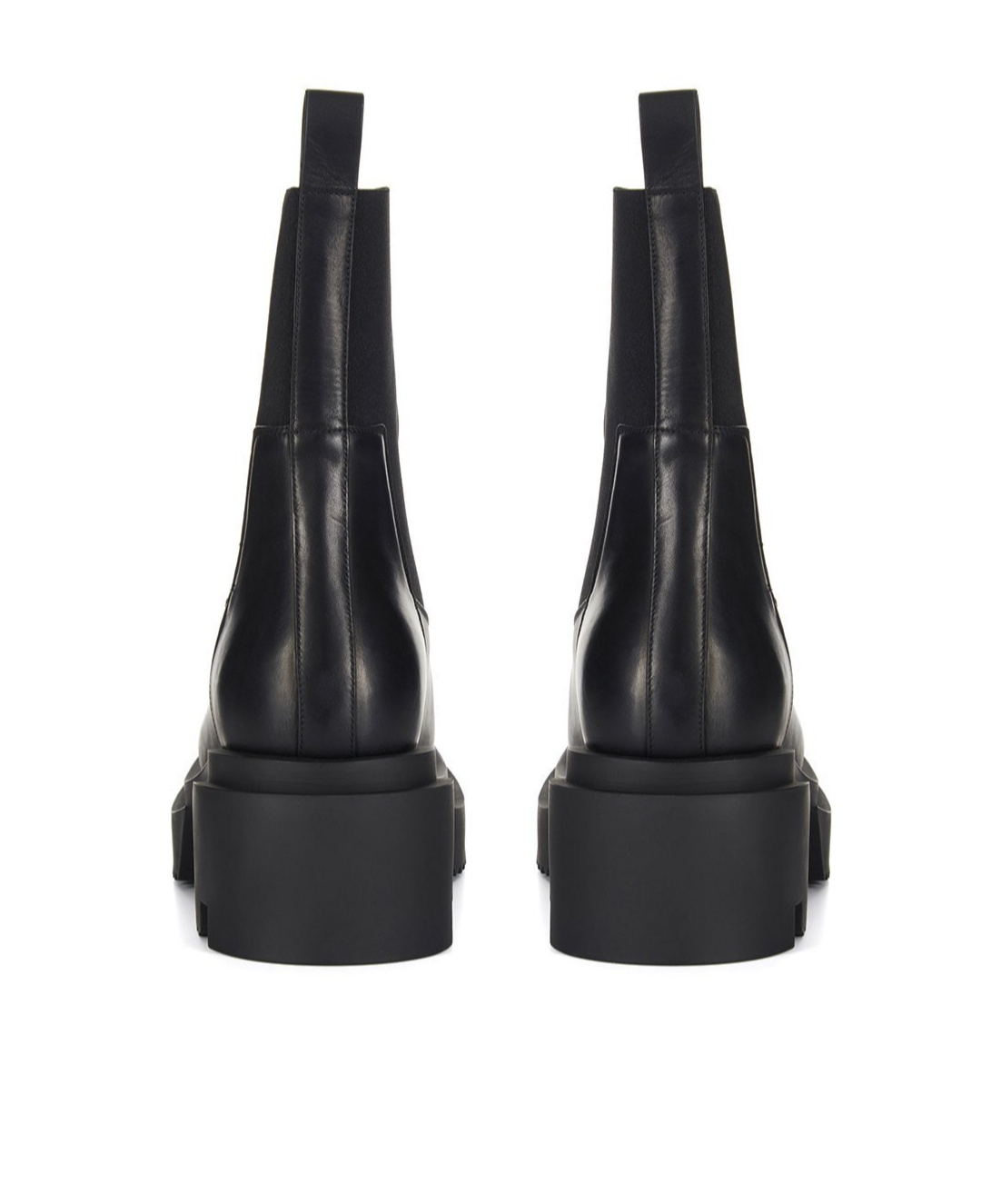 Rick Owens Beatle Bogun 60 Leather Ankle Boots In Black