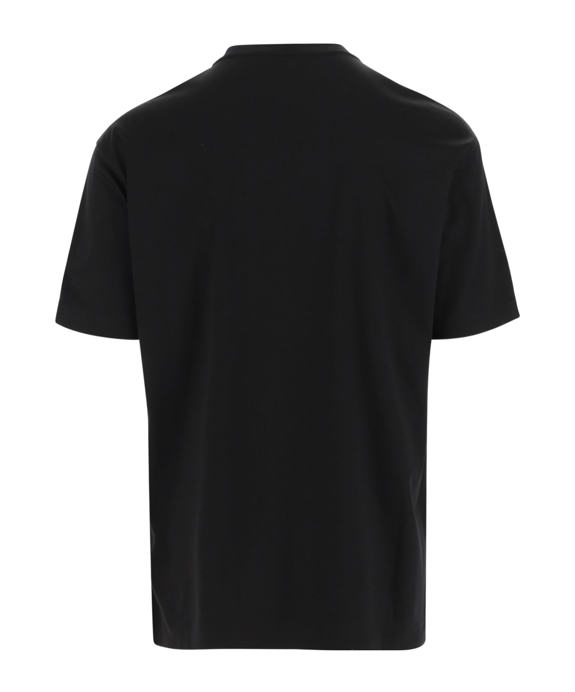 Giorgio Armani Logo Short-sleeved T-shirt In Black