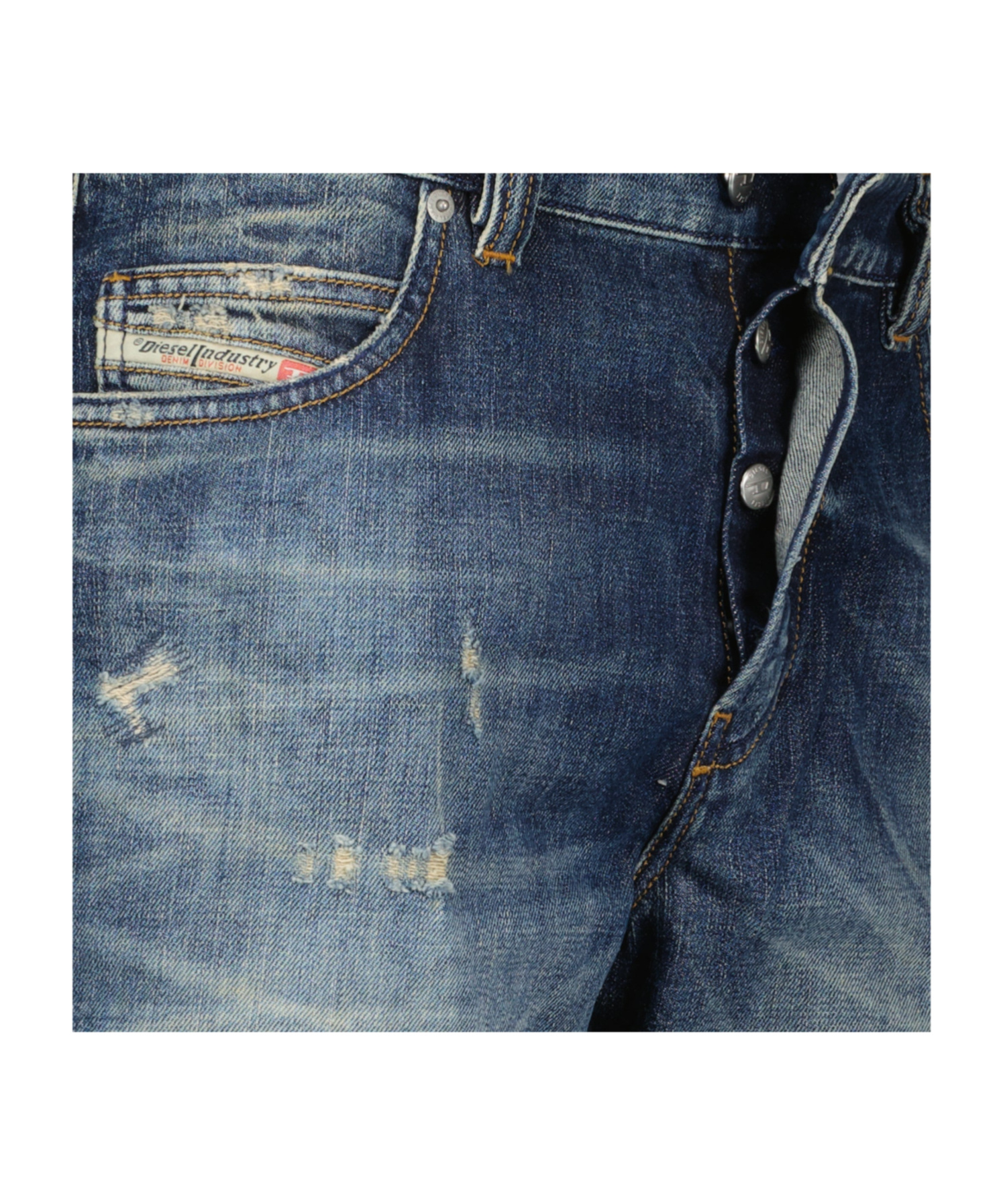 Diesel D-vyl 1993 Faded Bootcut Jeans In Blue
