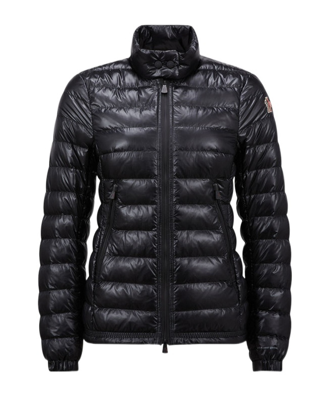 Moncler Logo-patch Padded-design Jacket In Black