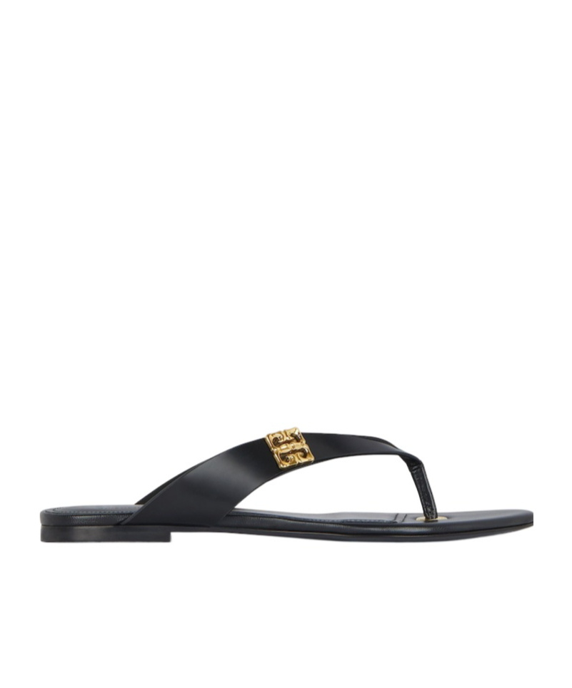 Givenchy Thong Sandal In Black