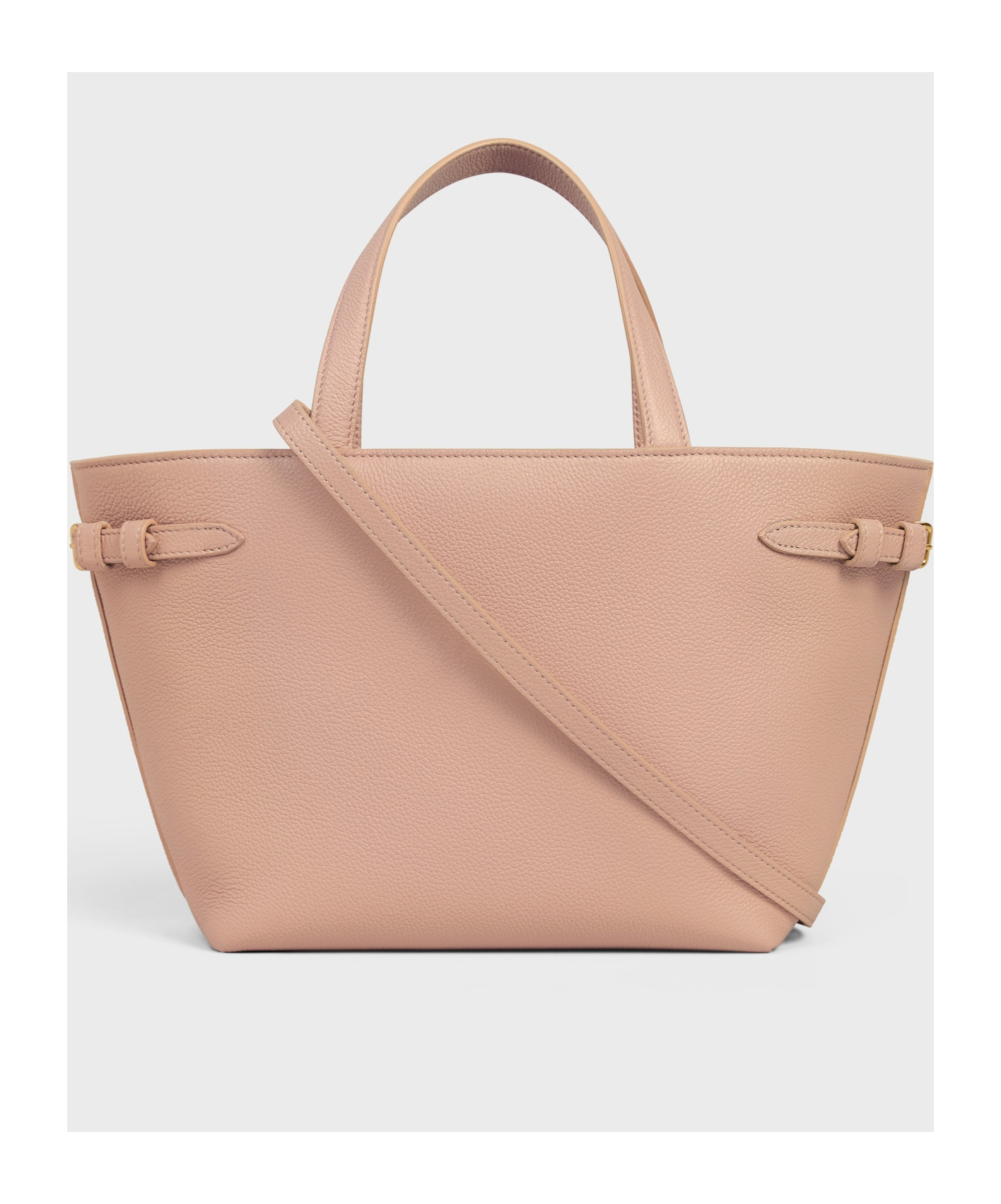 Celine Mini Cabas Anais Cuir Triomphe In Grained Calfskin In Nude