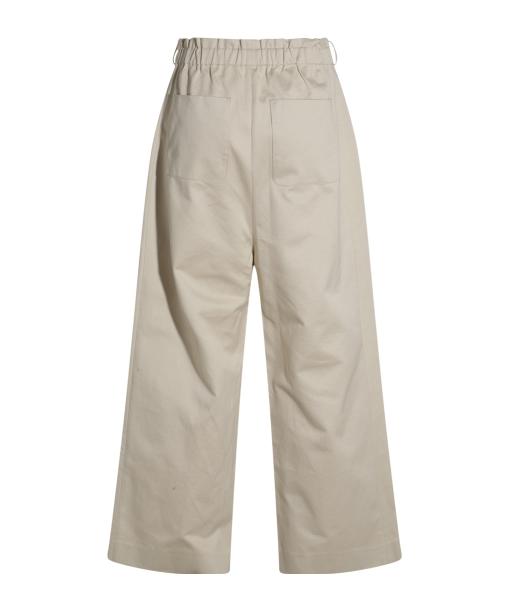 Shop Add Cotton Trousers In Nude