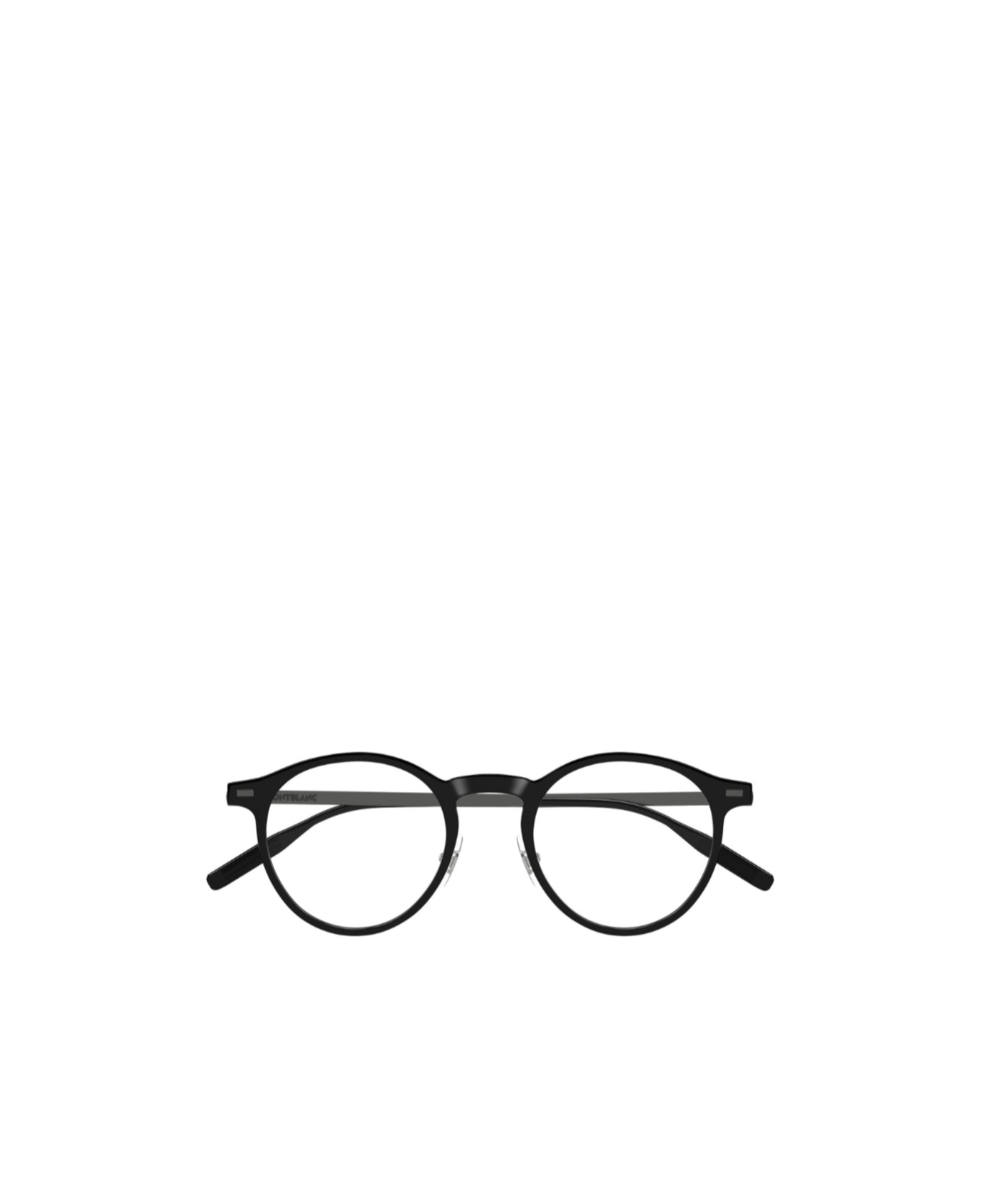 Montblanc Round-frame Glasses In Black